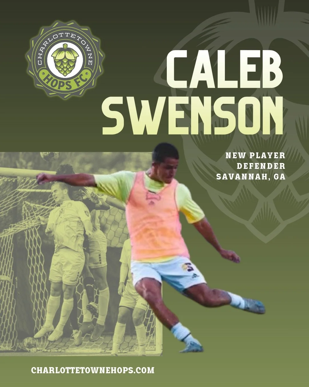 New on the back line with a wand of a left foot🔥 

Caleb Swenson is ready to work!⚽️

#CharlottetowneHopsFC #SummerSoccer #Charlotte