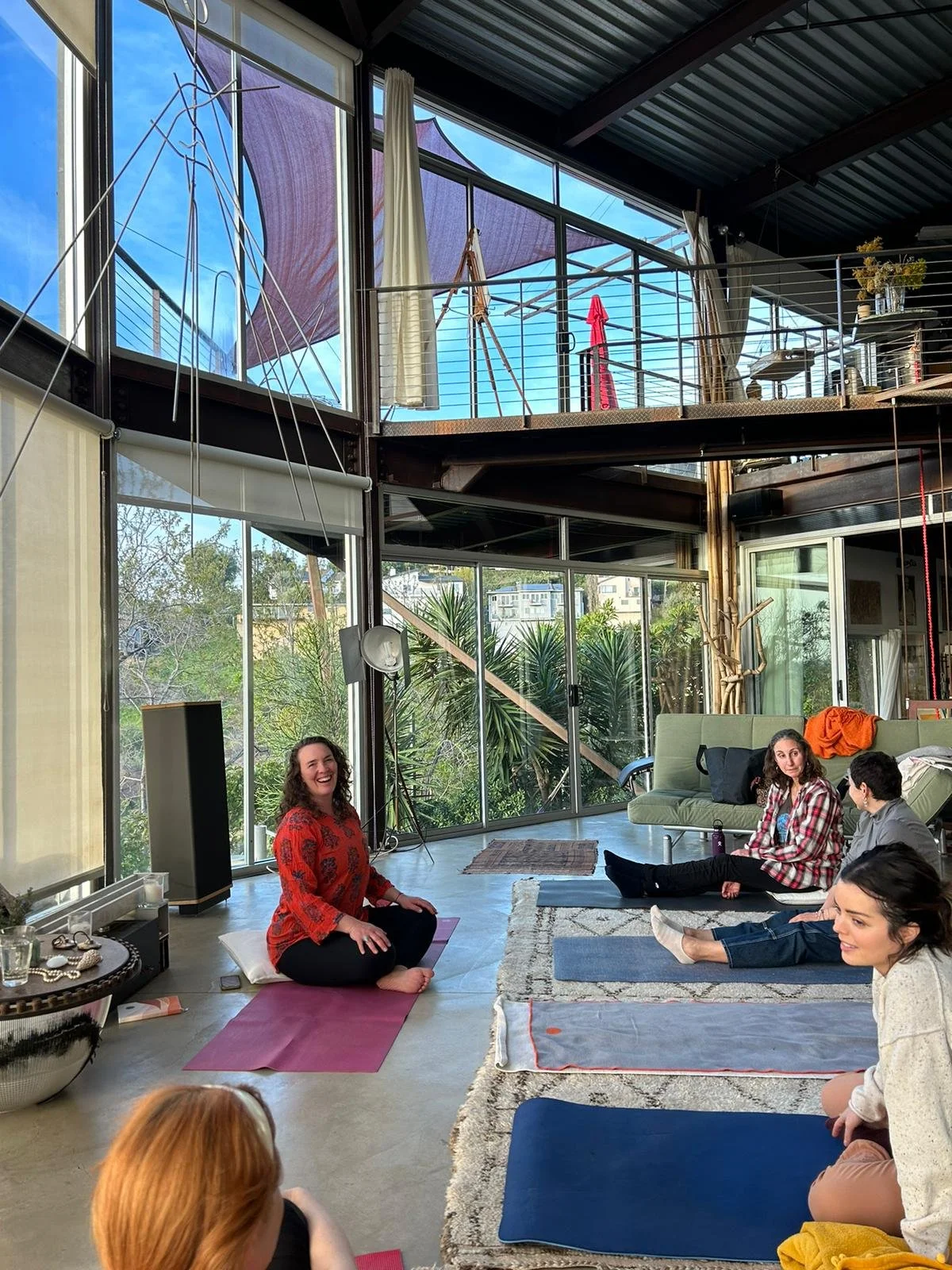 Maya talking to group.JPG