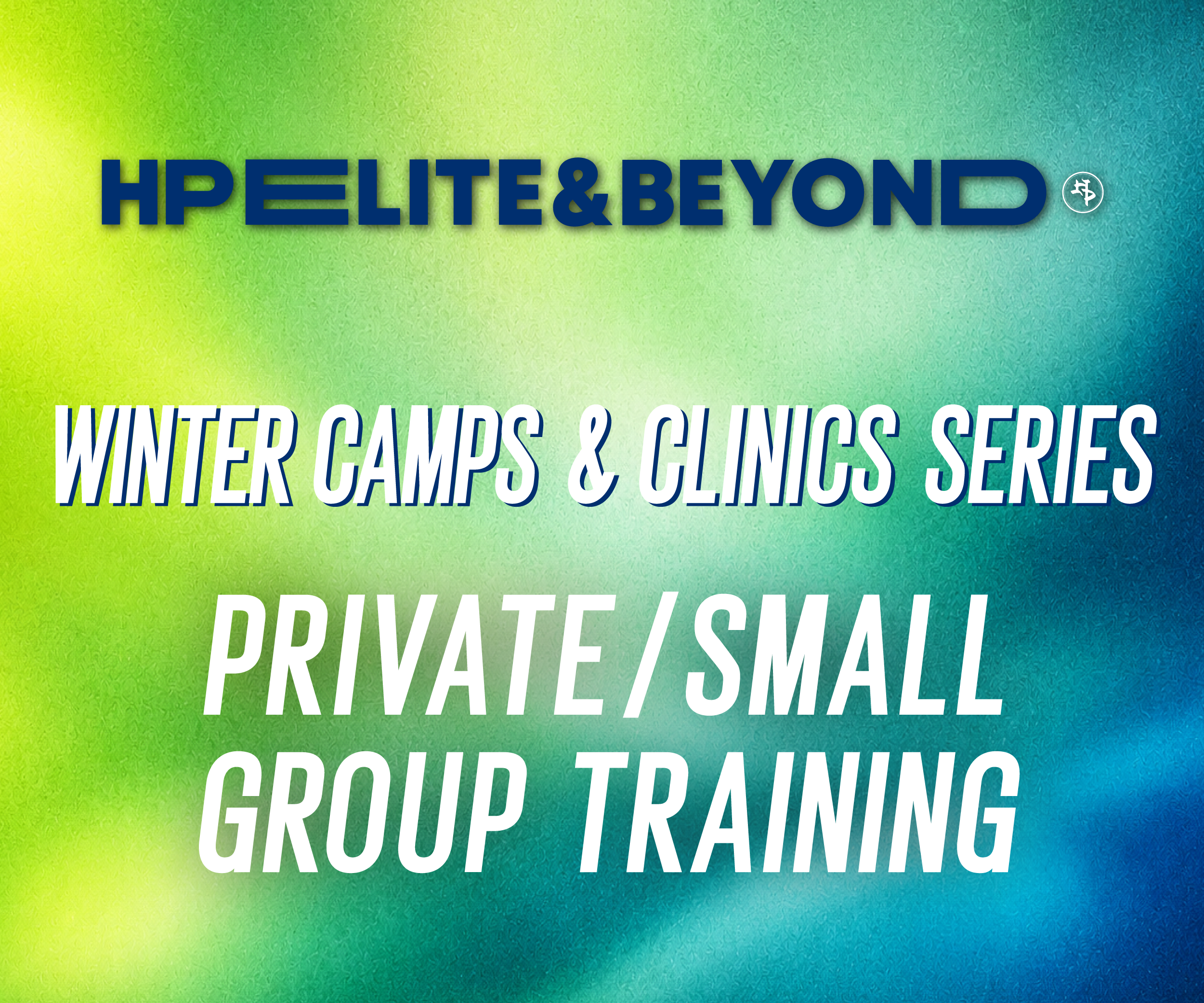 Private/Small Group Training - Winter 2026/2027 (Session 1)