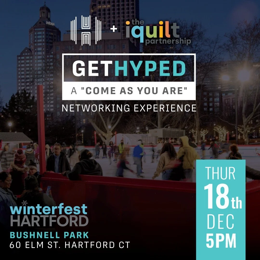 ❄️ HYPE is closing out the year with one last opportunity to connect, and we&rsquo;re bringing the holiday spirit to Bushnell Park! ❄️

Thanks to our friends at @theiquiltplan, we&rsquo;re hosting our final Get HYPED of 2025 on December 18 from 5-7 P