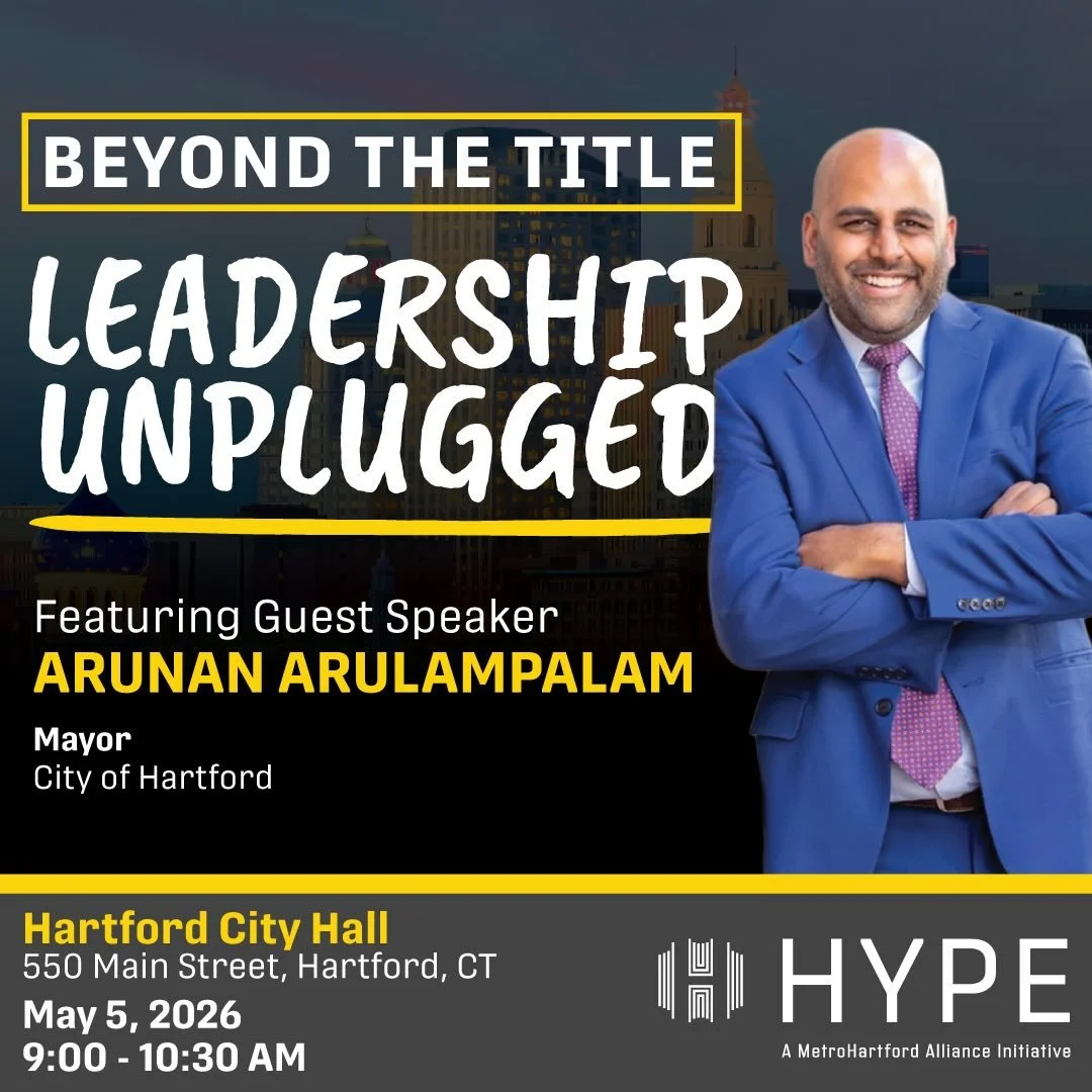 Don&rsquo;t panic, but we only have ~1 ticket left~ for our next Beyond the Title session with @mayorarunan on May 5 from 9:00 to 10:30 a.m. at Hartford City Hall. 

The morning will include a candid conversation on leadership, public service, and th