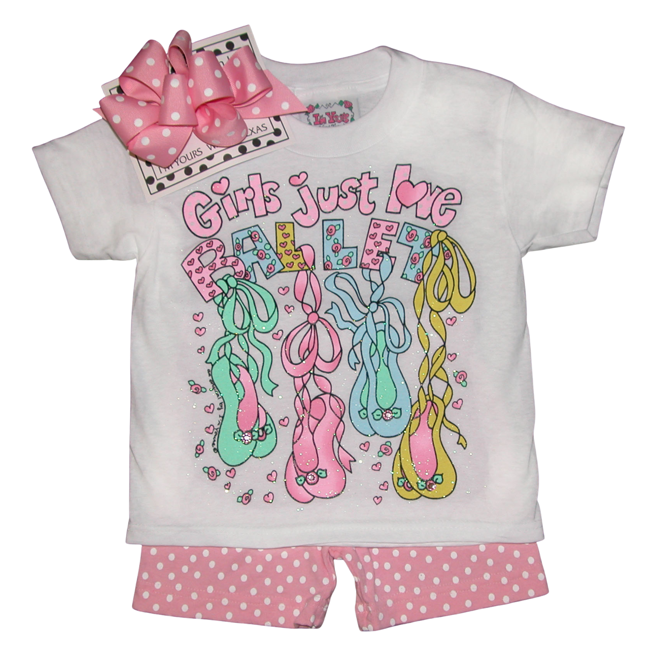 GIRLS JUST LOVE BALLET T-SHIRT
