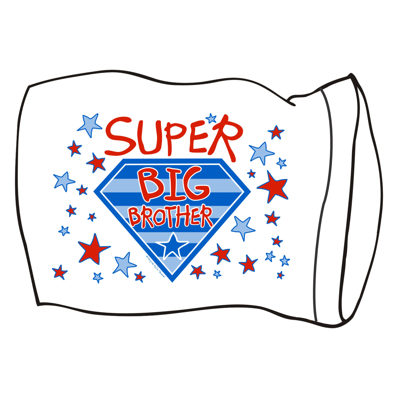 SUPER BIG BROTHER PILLOWCASE