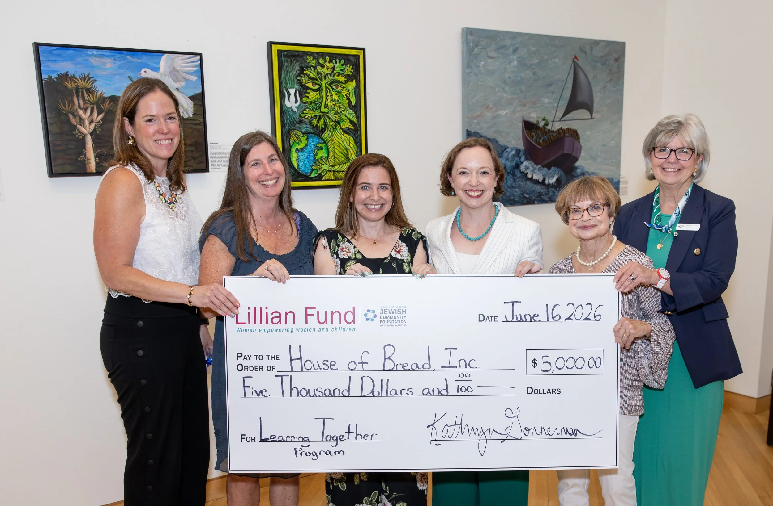 House of Bread’s Education Program Receives “Lillian Fund” Grant from Jewish Community Foundation