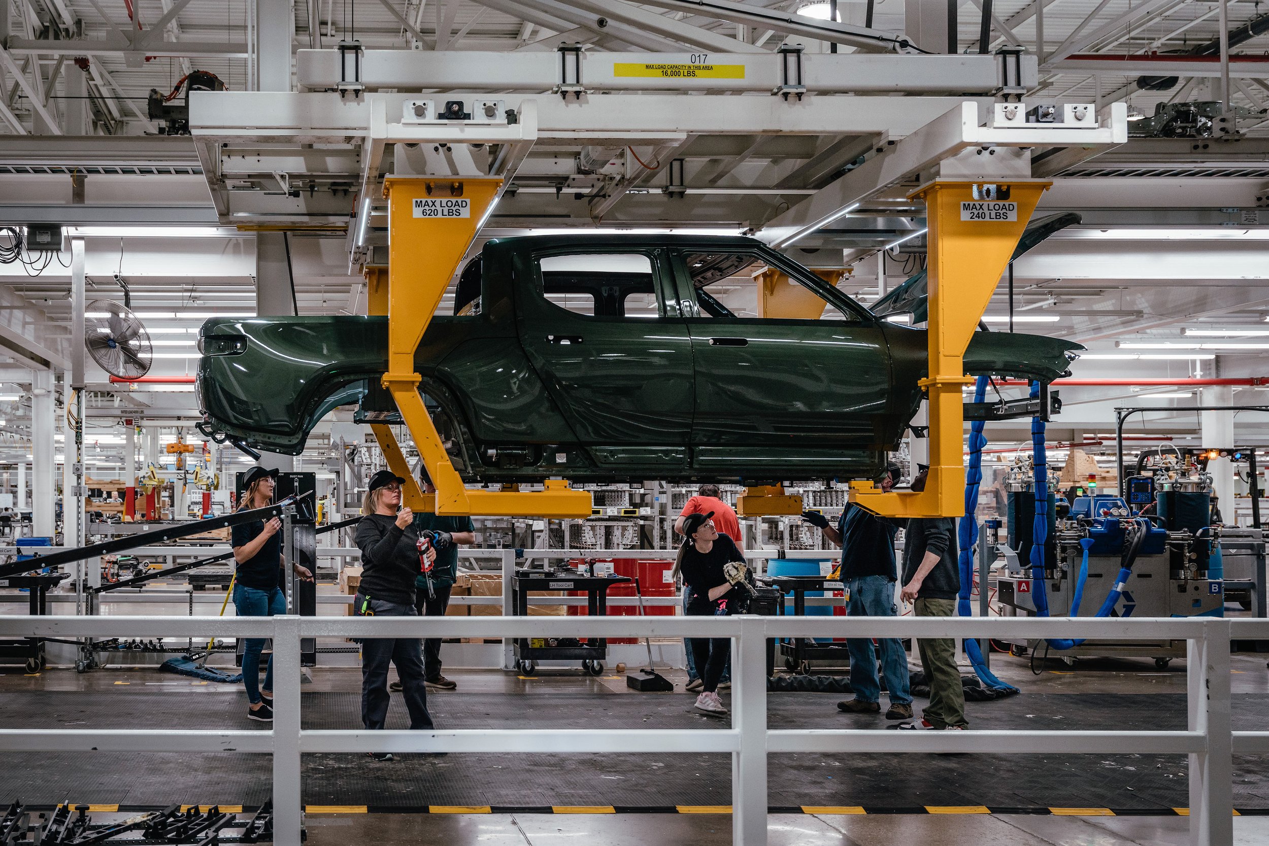 Rivian Plant, Bloomberg Business