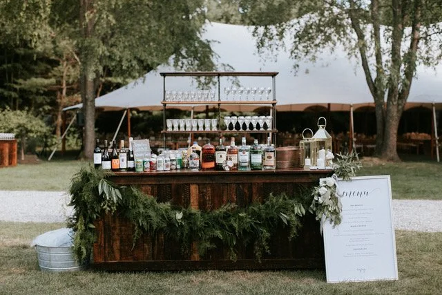 bar services for maine wedding