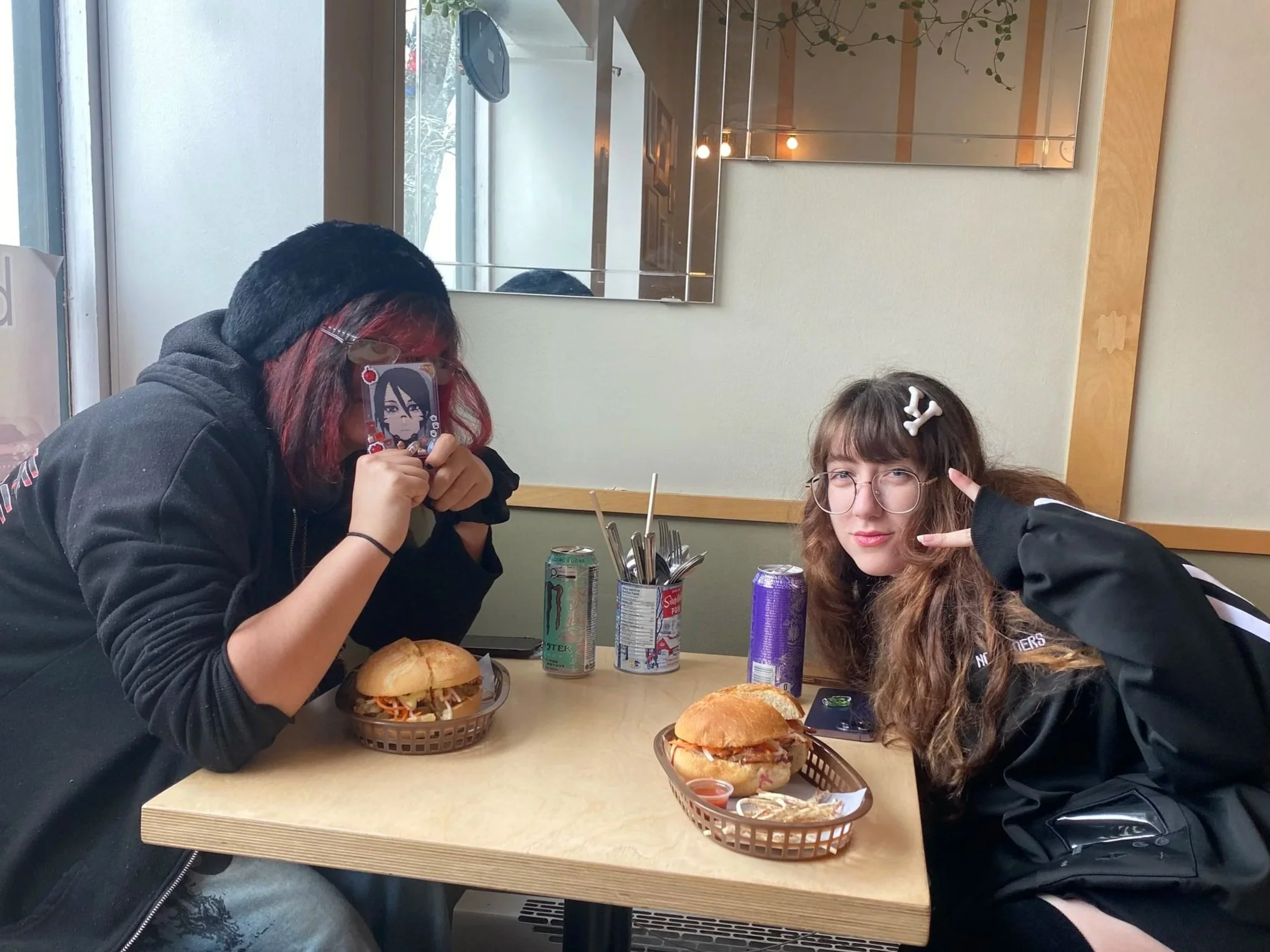 Celebratory sandwiches after signing up for education programs @ Avenues Connect