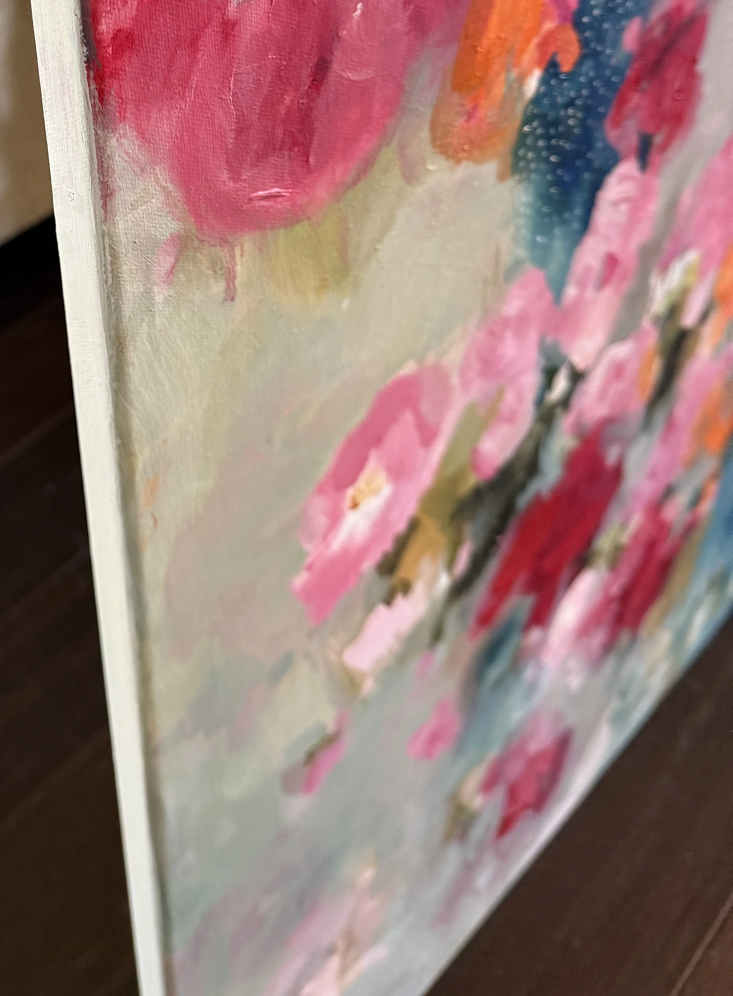 Love and Blossoms Sideview 30x40" oil by Tina Petersen. 2.JPG