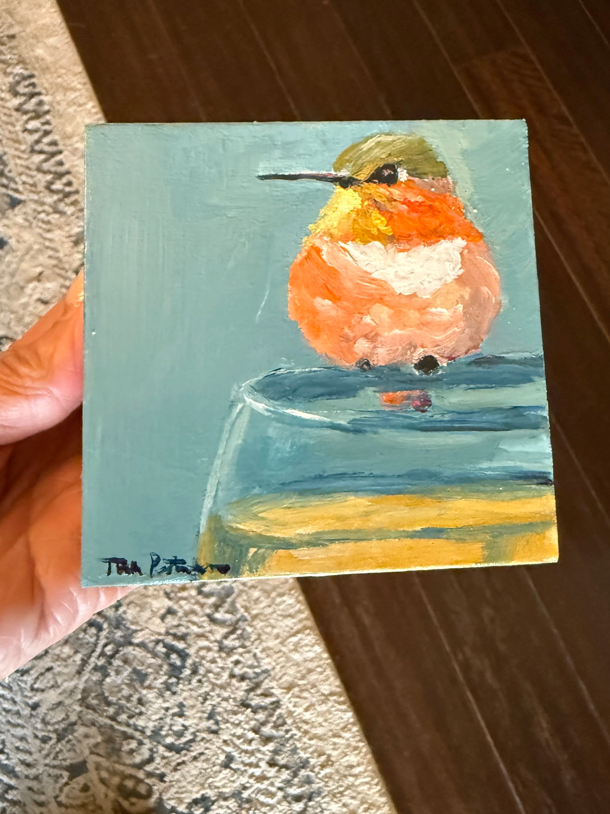 ummingbird+Painting+%2522Wine+Time%2522+4x4+Acrylic+2025+Tina+Petersen+Art.png