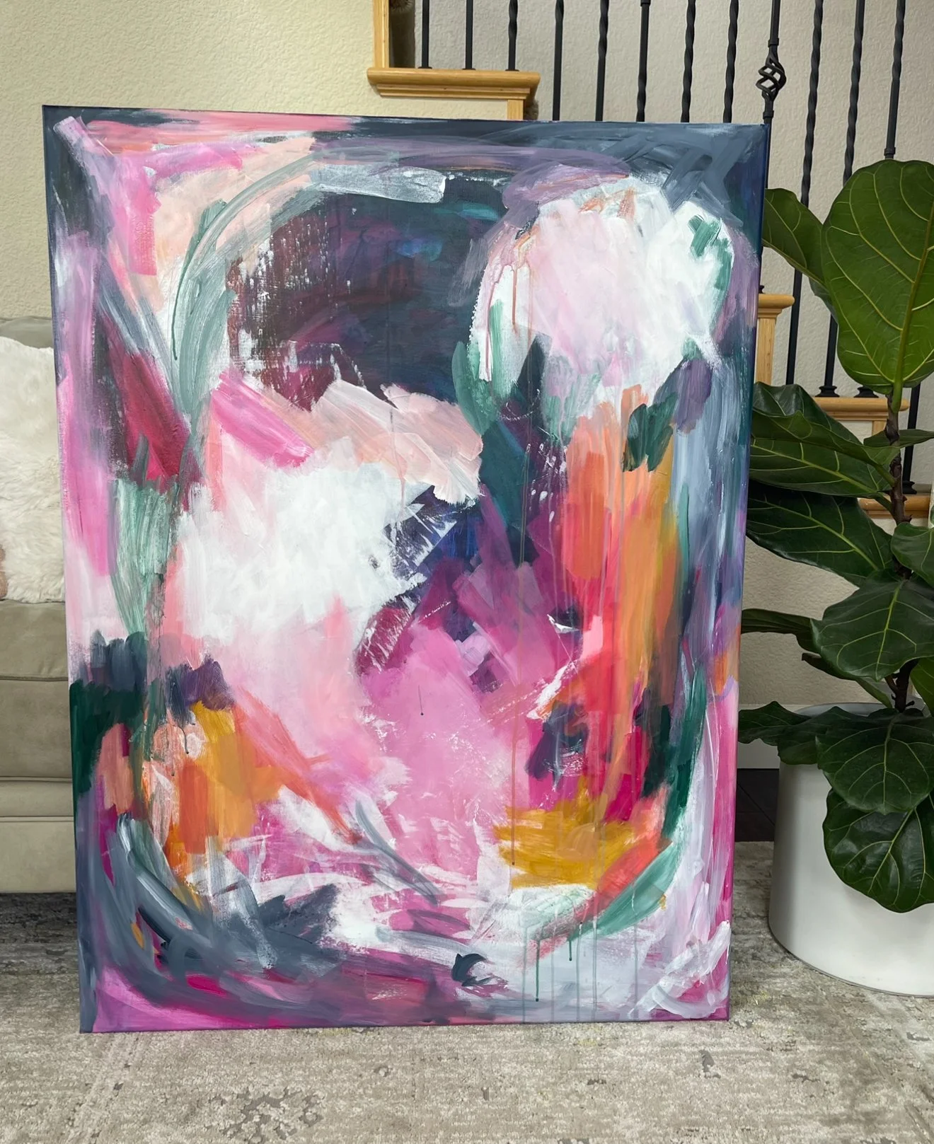 All of It Large Abstract Acrylic 30x40" by Tina Petersen.jpg