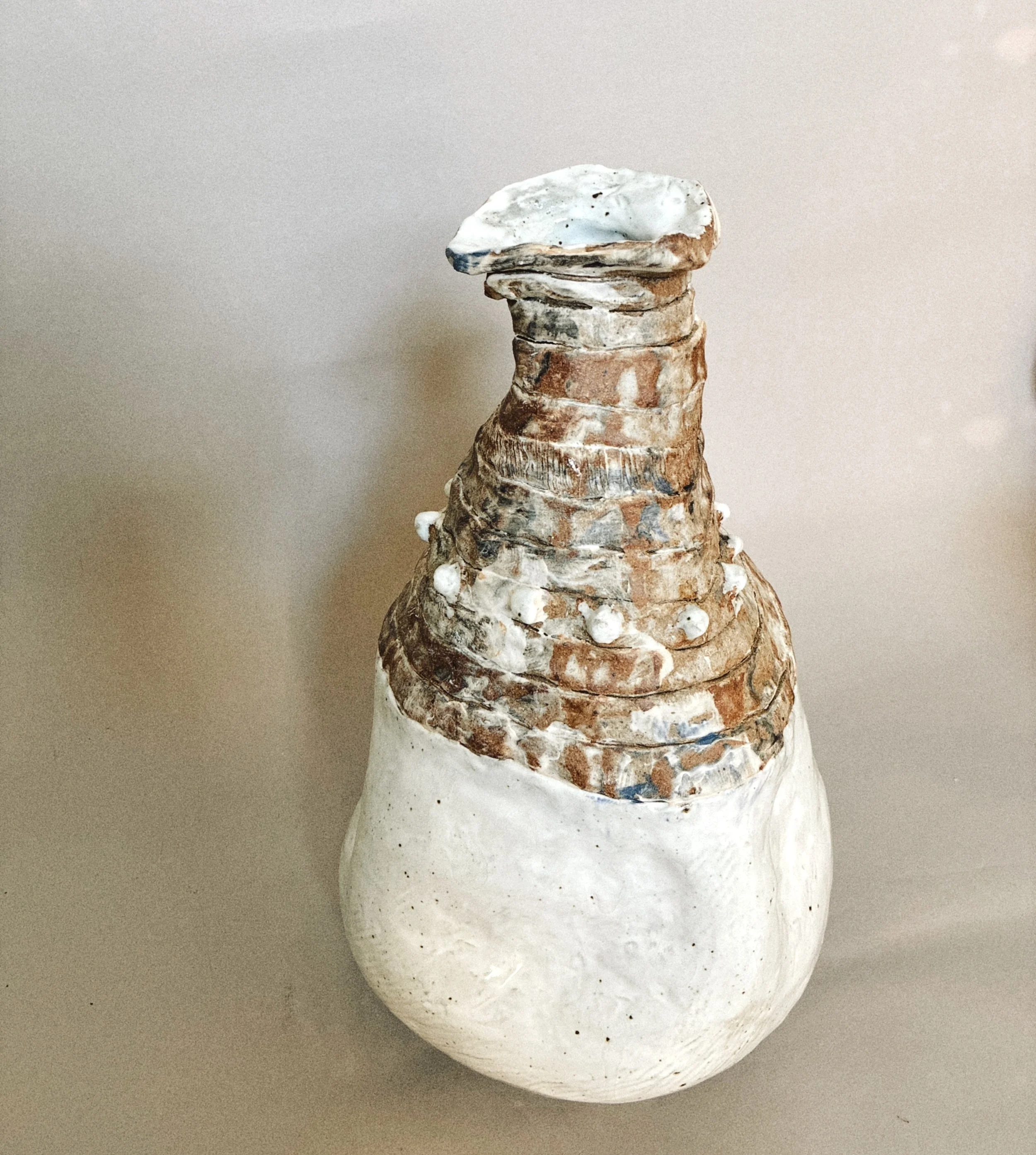 Here, stoneware, glaze, 16%22x9%22x9%22, 2026.jpeg