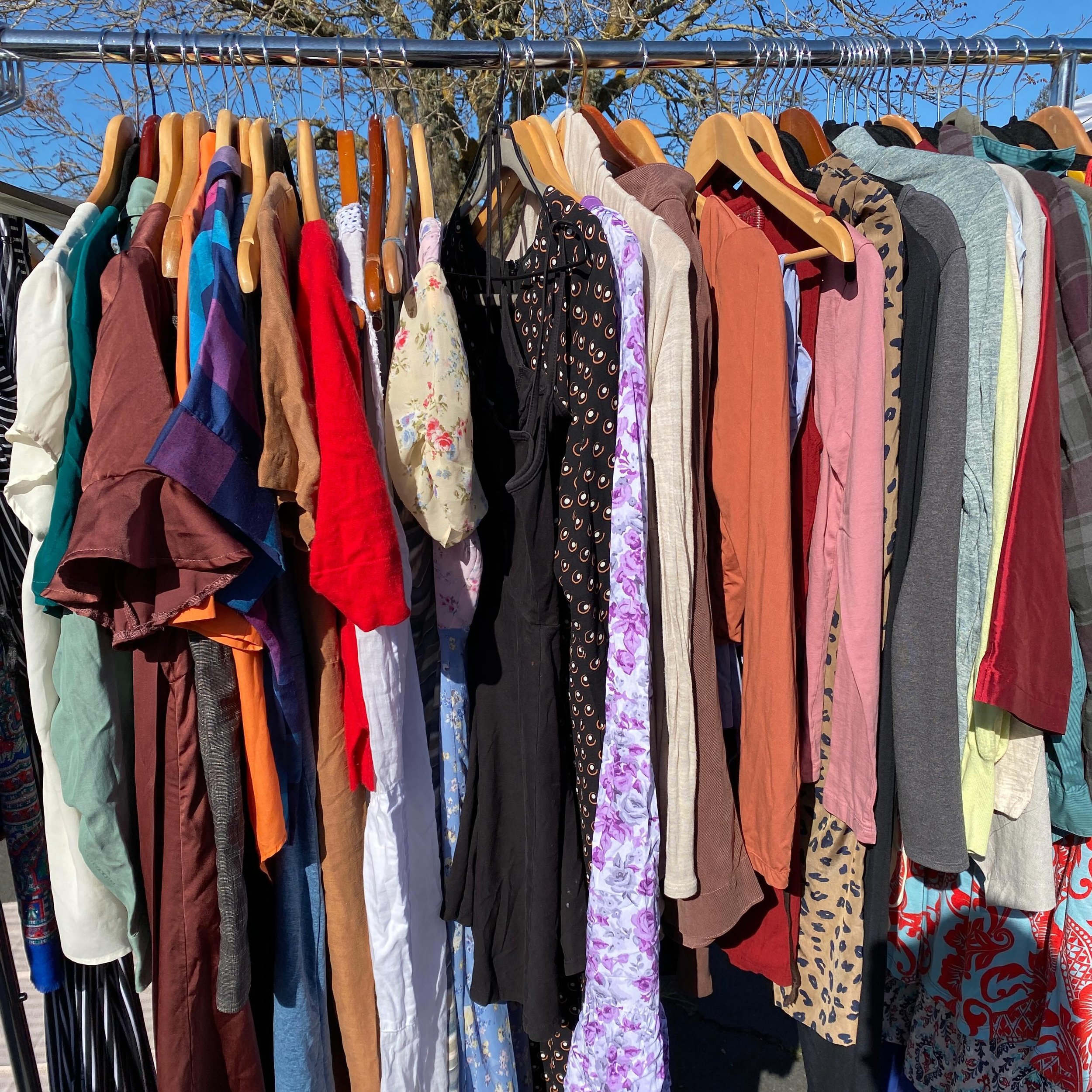 We had a great Clothes Swap on Saturday - sending over 100 items to new homes and donating the remainders.

Couldn&rsquo;t make it but still want a spring wardrobe update?  Consider hosting a clothing swap party with friends!  Or join us in Windsor o