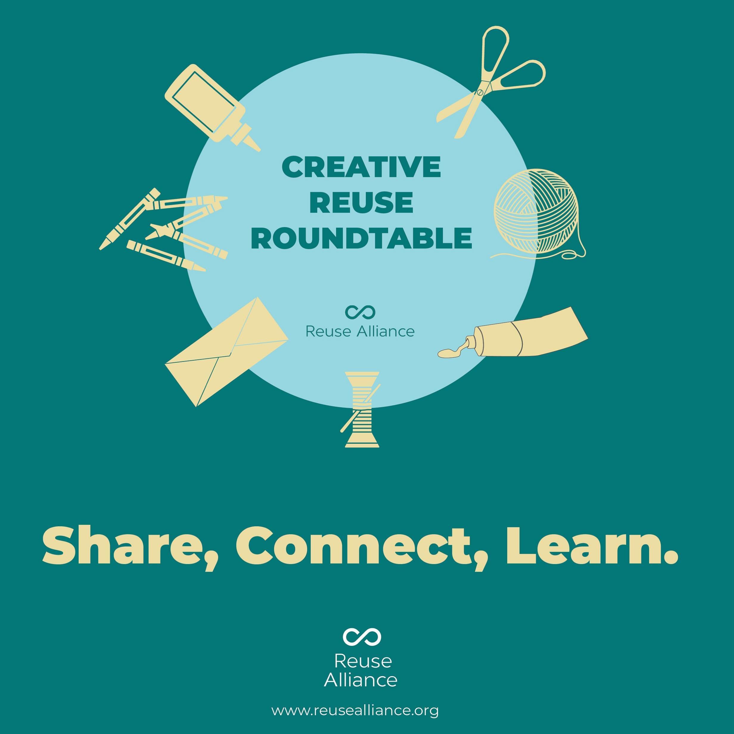 Calling all Creative Reuse Centers. Would you like to connect with your peers across the country to share data and resources? 

Join us for our first virtual Creative Reuse Center Roundtable on May 7th at 10am PST / 1pm EST. We will be hearing briefl