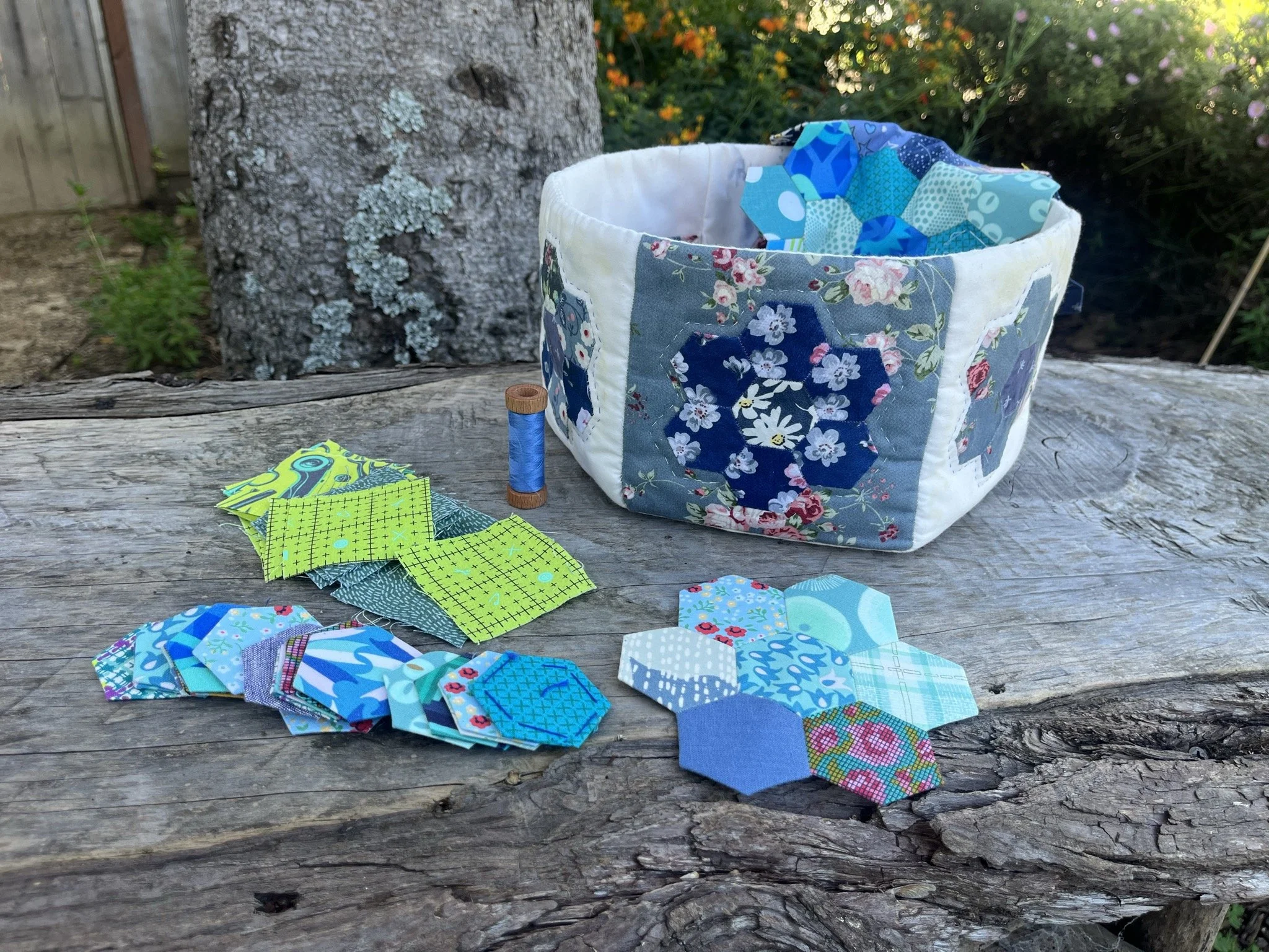 Workshop: Intro to English Paper Piecing with Scrap Fabric