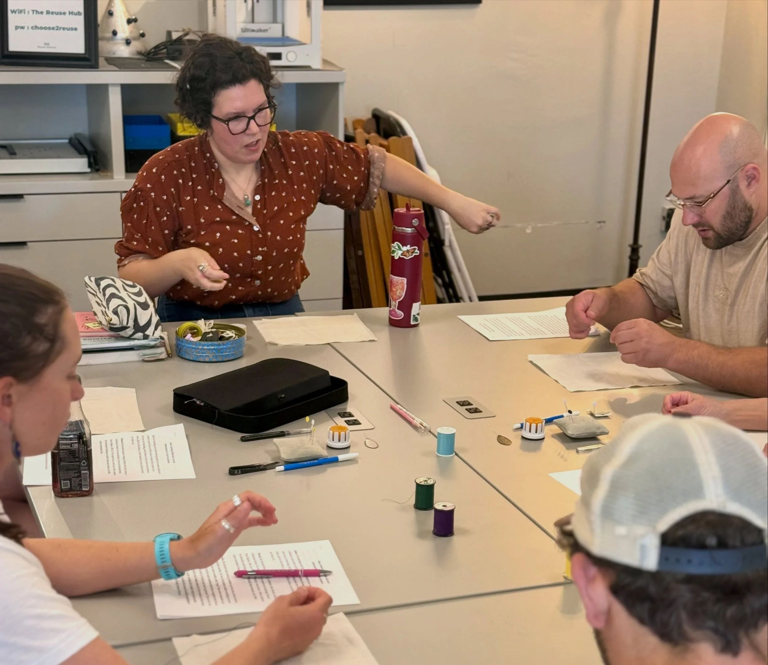 The Basics of Mending and Patching workshop is coming up! If you&rsquo;ve always wanted to learn how to patch up holes in your own clothing, this workshop is designed for you 🪡

Workshop details:
🗓️ Saturday, Sept 5th
⏰ 1:00-3:00 pm
📍 The Reuse Hu