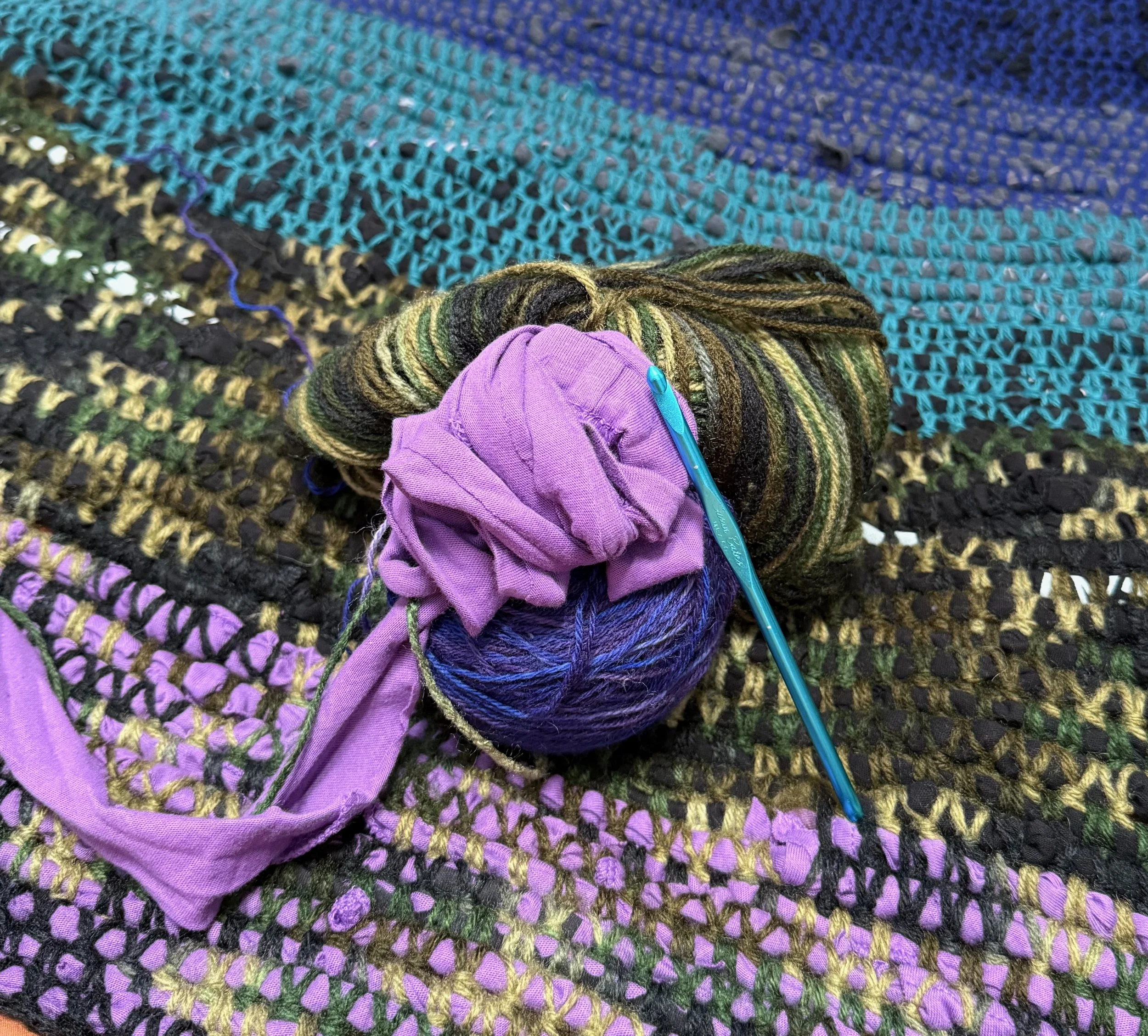 Workshop: Crochet Fabric Scrap Rugs