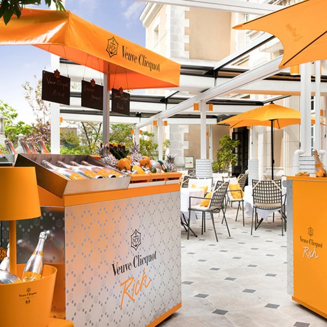 #veuvecliquot #alcohol #alcoholindustry #luxury #custom #brandvisibility #innovation #creation