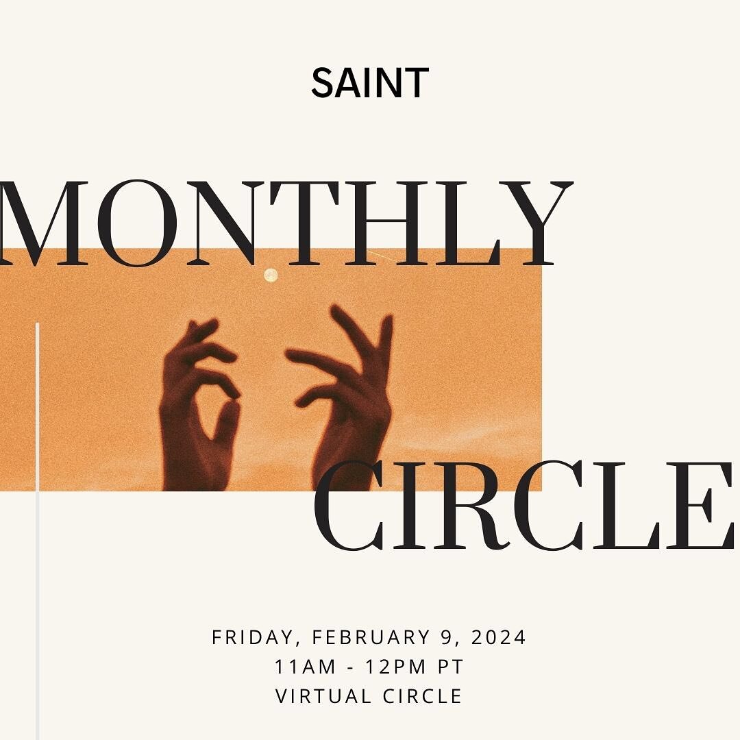 🌟✨ Virtual Saint Circle Alert! ✨🌟

Ready to feel the warmth of a supportive community? Join us for our February Virtual Saint Circle this Friday, Feb 9th! 📅✨ Whether you&rsquo;re a longtime member or a new friend, you&rsquo;re all welcome!

🌸 **W