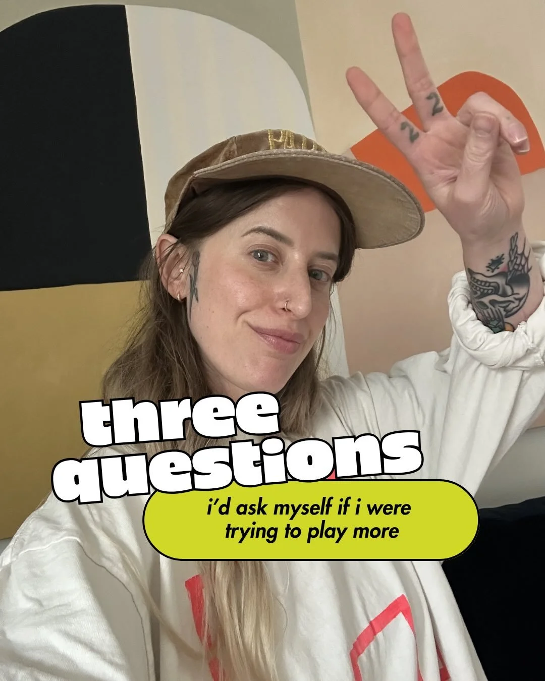 Three questions to help you find YOUR version of play!

#prioritizeplay #creativitycoach #creativepractice