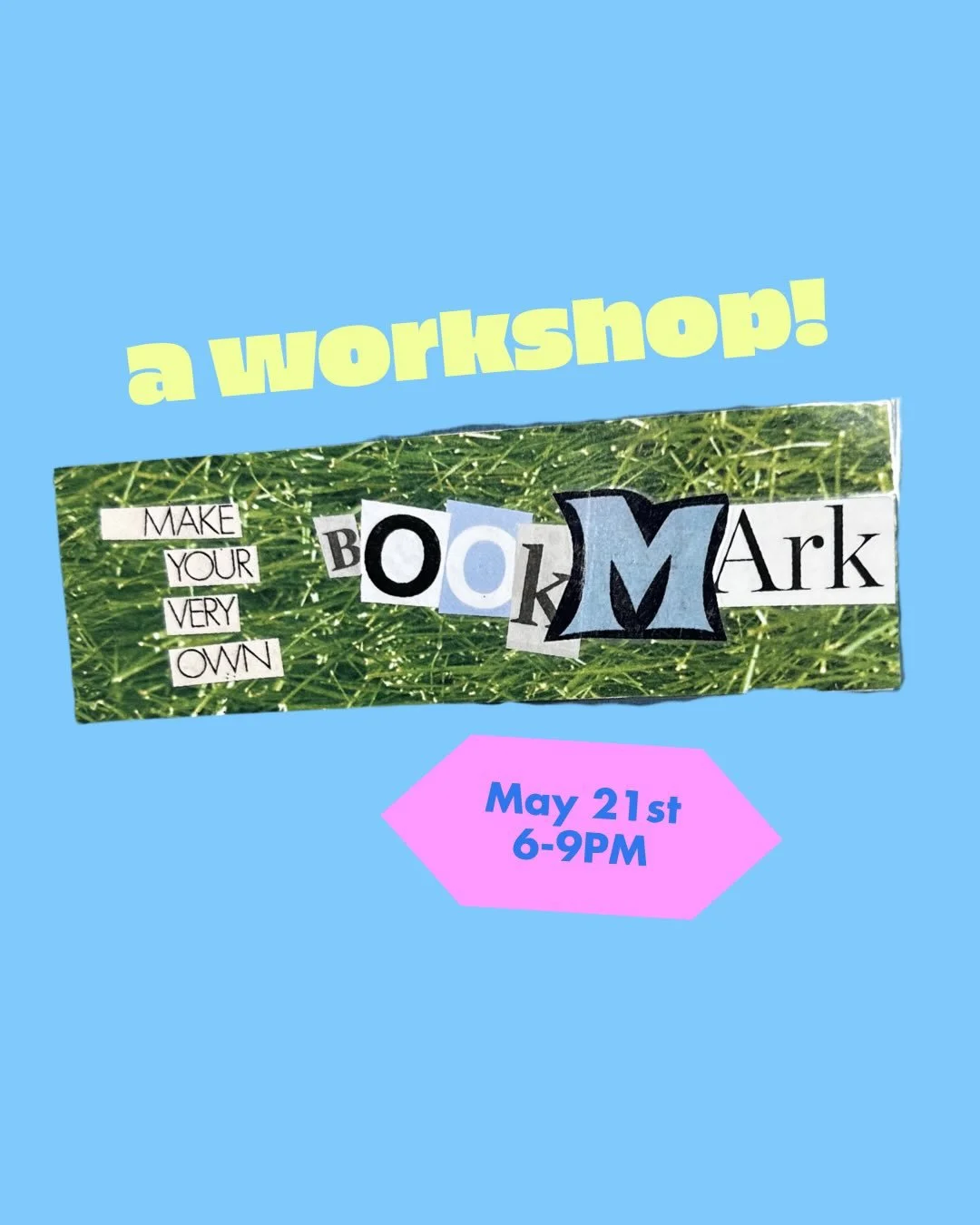 get off your phone! (After you swipe these 😏)

I&rsquo;m hosting an analog craft night at @urbanrestbrewing on May 21st! Ticket price includes a bev! 

We&rsquo;ll be making mini collages and laminating them as bookmarks (to support us reading the o