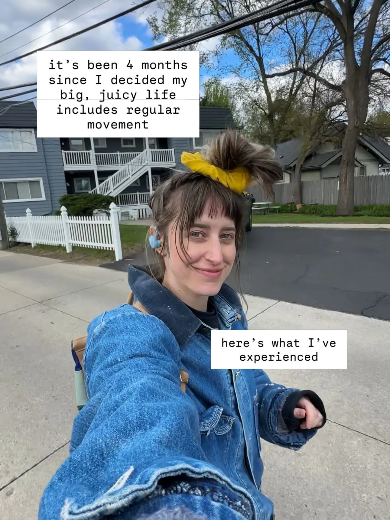 4 months of training! 

I feel strong! I feel balanced physically, emotionally, and creatively! This is me nurturing the lil jock kid inside me and she needed attention! I love to be doing this with pals and hyping each other to age with increased mo