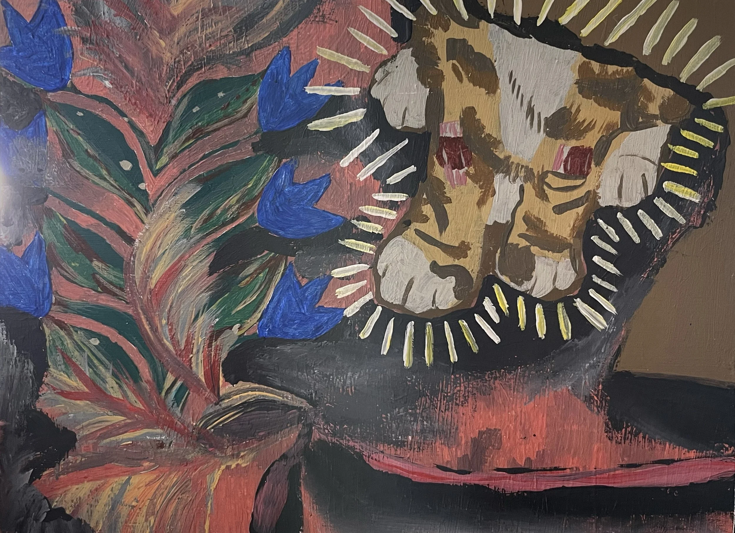 “Pink Tofu” 
Acrylic on Wood,
2022,
H20 x W15 x D5 cm