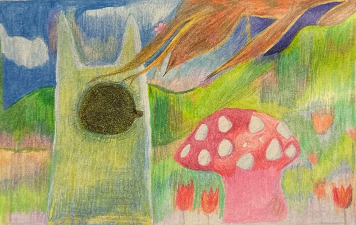 Woodland, Paper, 2026, 14.8 x 10.5 cm 