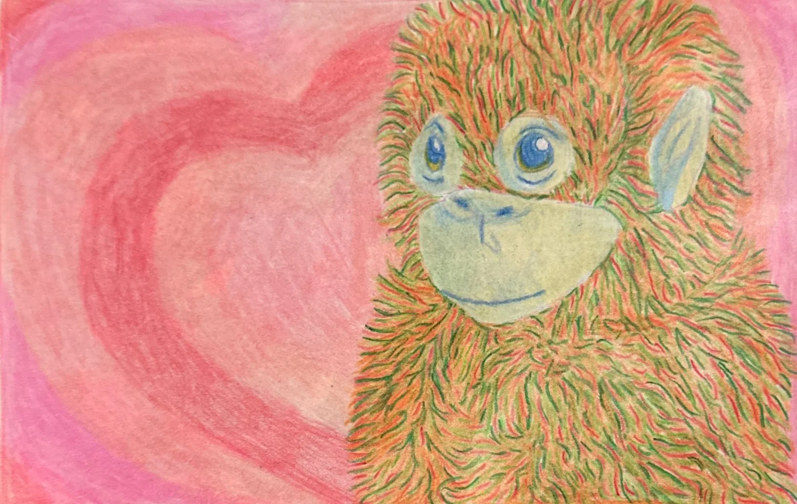 Monkey, Paper, 2026, 14.8 x 10.5 cm 