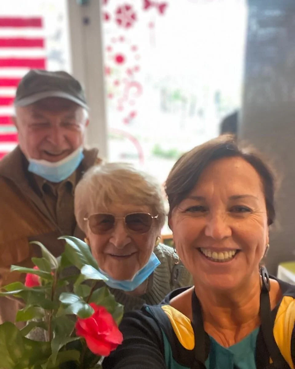 Two of my favourite clients 😍. He calls her &ldquo;la mia dolce met&agrave;&rdquo;, my sweeter half. She often brings me flowers from her garden. My prayers are with her as she&rsquo;s not her usual bubbly self these days.  Cheer up my dear. All wil