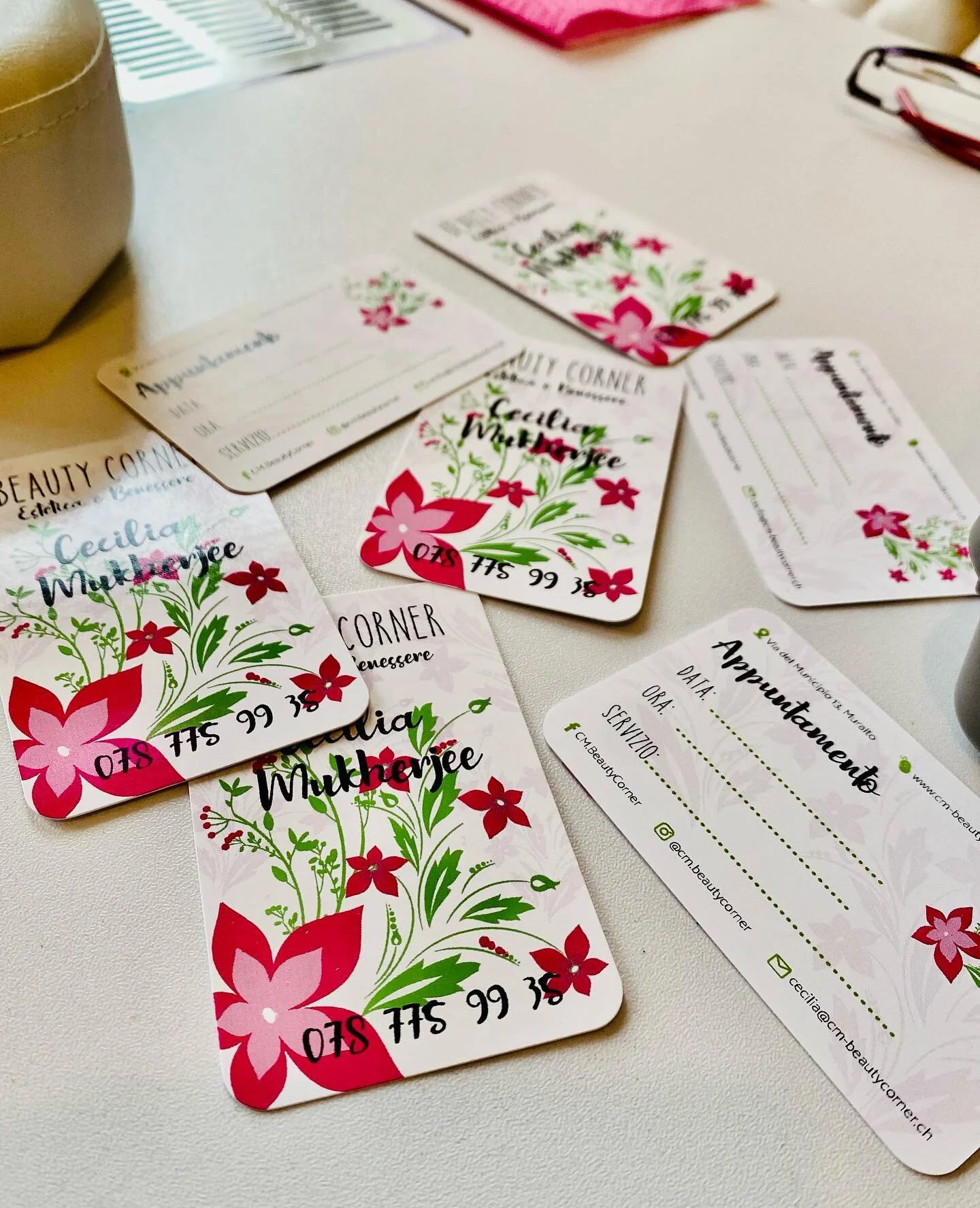 #madewithvistaprint #charliemikeatyourservice #beautycorner #muralto #waxingwomen #waxingmen #pedicure #manicure #gelpolish #gelnails #massage #reflexology #facials