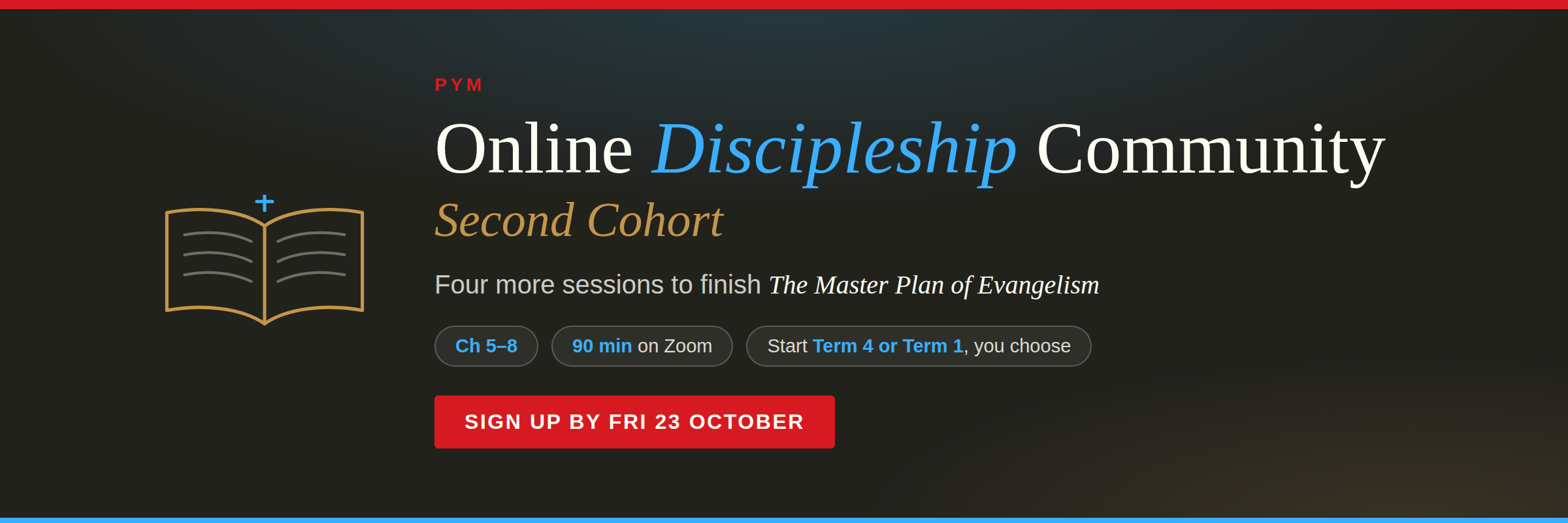 Join us for our Second Cohort of the Online Discipleship Community
