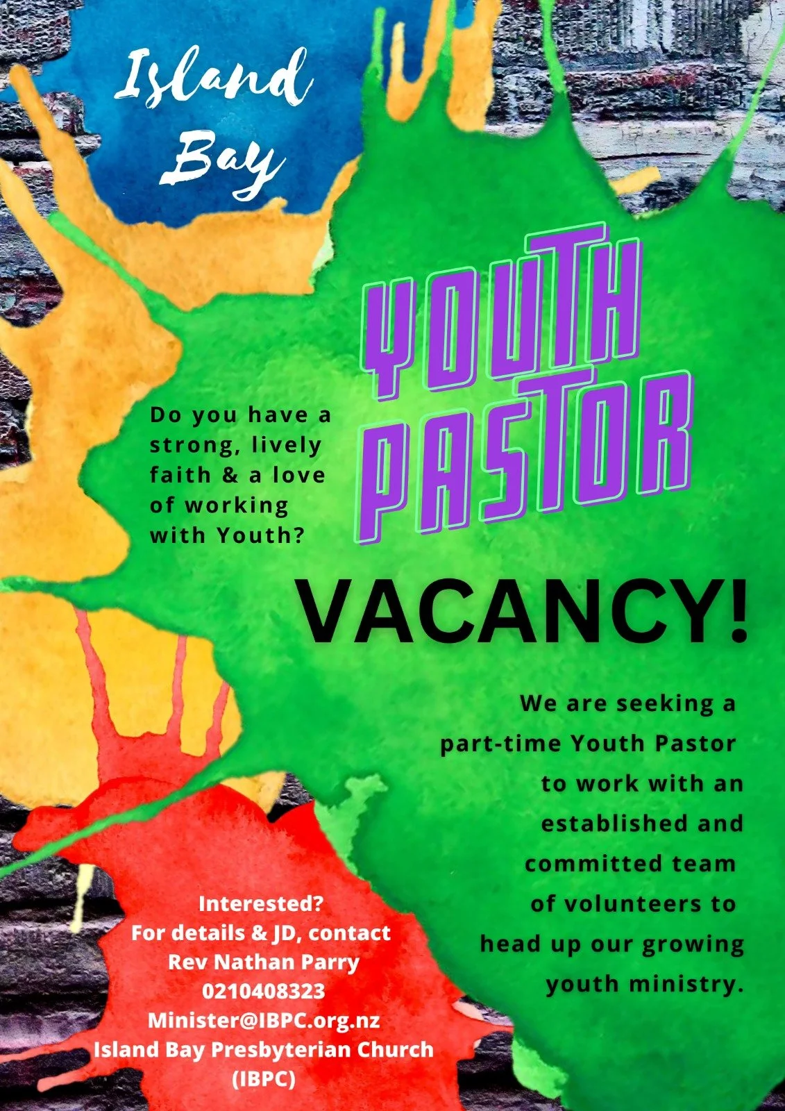 Jobs Opportunities — Presbyterian Youth Ministries