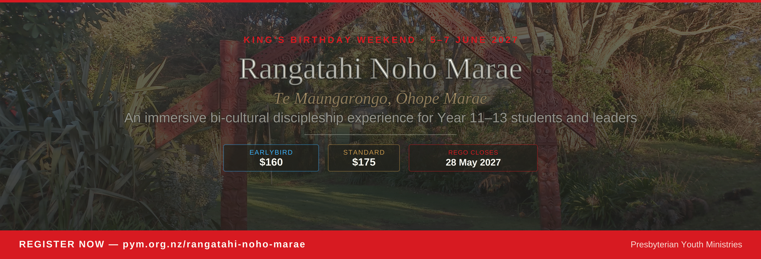 Rangatahi Noho Marae 2027