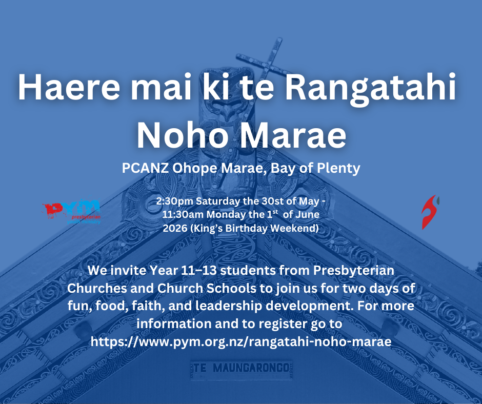 Haere mai ki te Rangatahi Noho Marae 3pm Saturday the 29th of May - 11am Monday the 2nd of June 2025 PCANZ Ohope Marae, Bay of Plenty (2000 x 680 px) (Facebook Post) (1).png