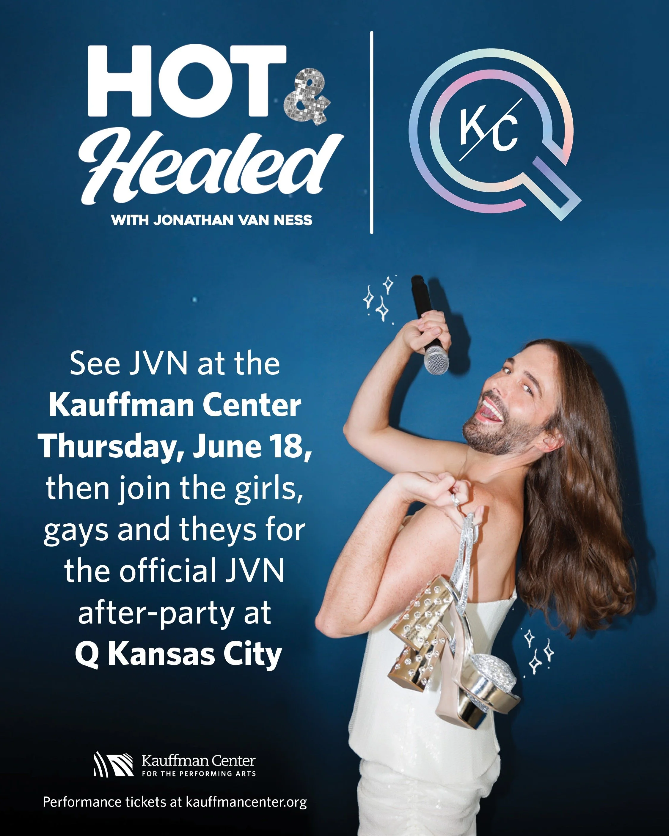 ✨ GIVEAWAY ALERT ✨

Join us for the official Jonathan Van Ness Hot &amp; Healed After Party! 💖

&ldquo;We&rsquo;ve teamed up with @jvn to invite several lucky Q followers to the show&rdquo; 

To enter:
❤️ Like this post
📲 Share this post
💬 Comment