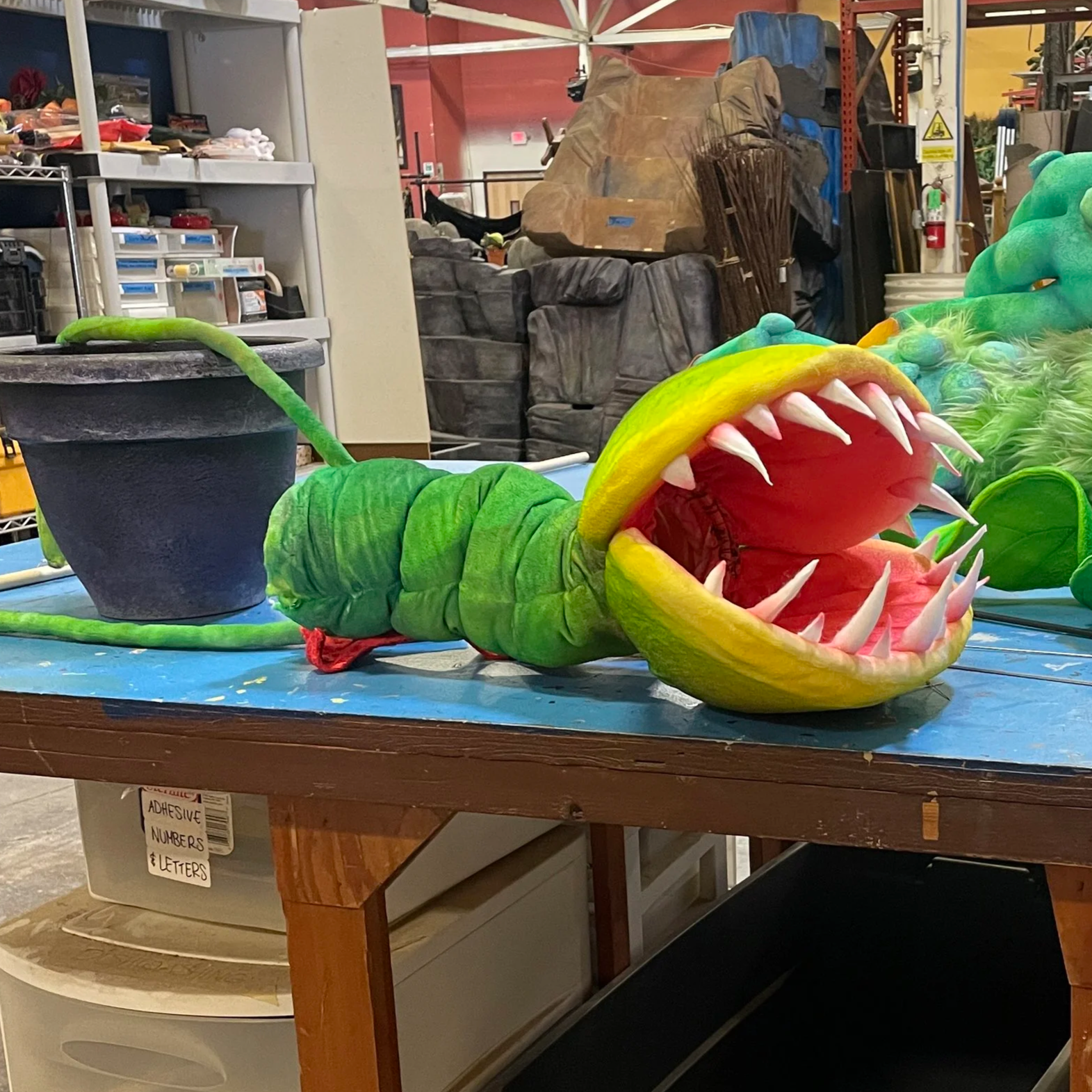 Prototype for original design that was hand controlled through the neck