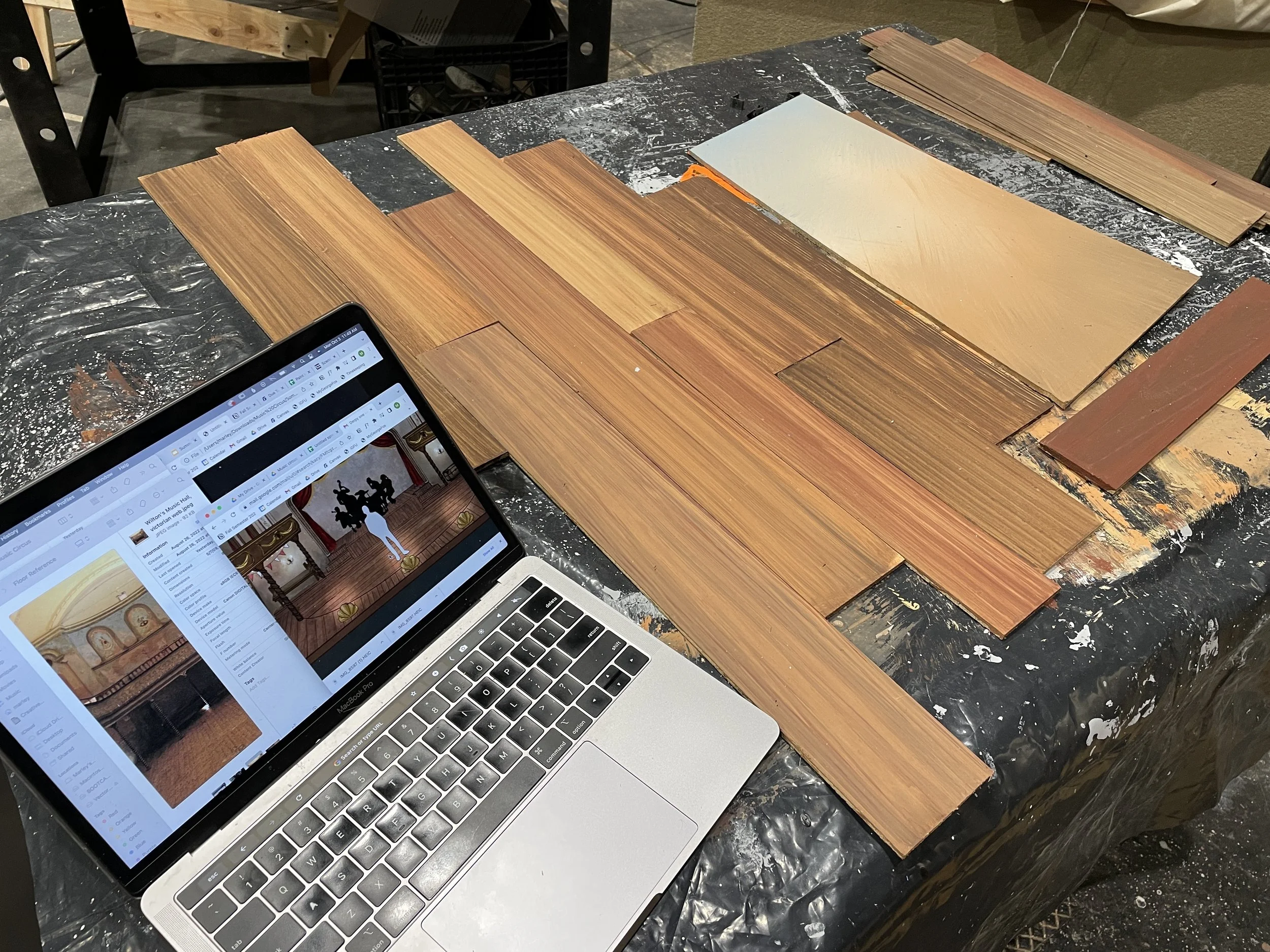 Developing Paint Samples