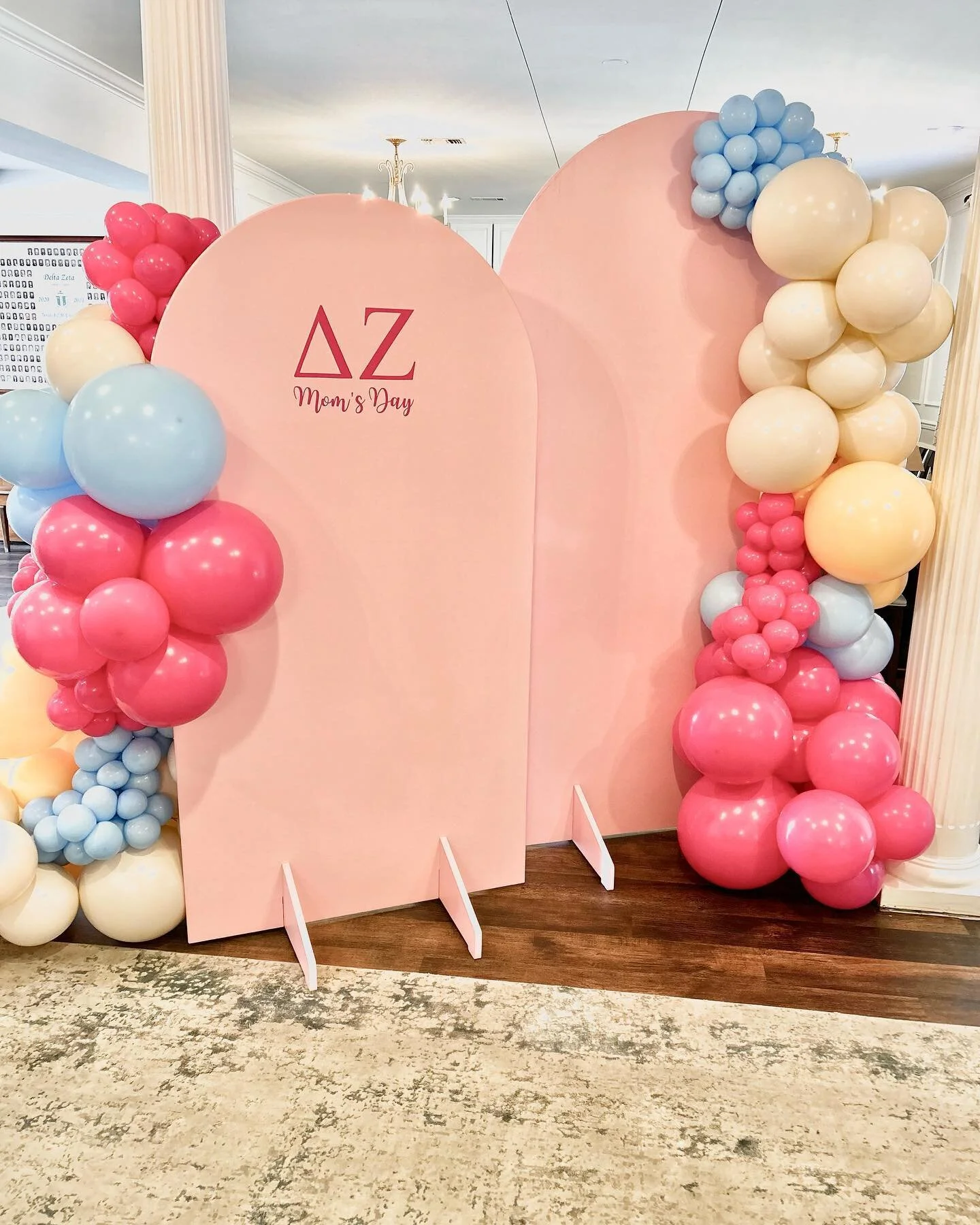 Today&rsquo;s first install took me back to my Panhellenic roots. 💕💎

I was in a variety of leadership roles where I got to coordinate fun events for my sorority. I LIVED for the excitement, hustle, and bustle of event day...and the glitter. 😉

If