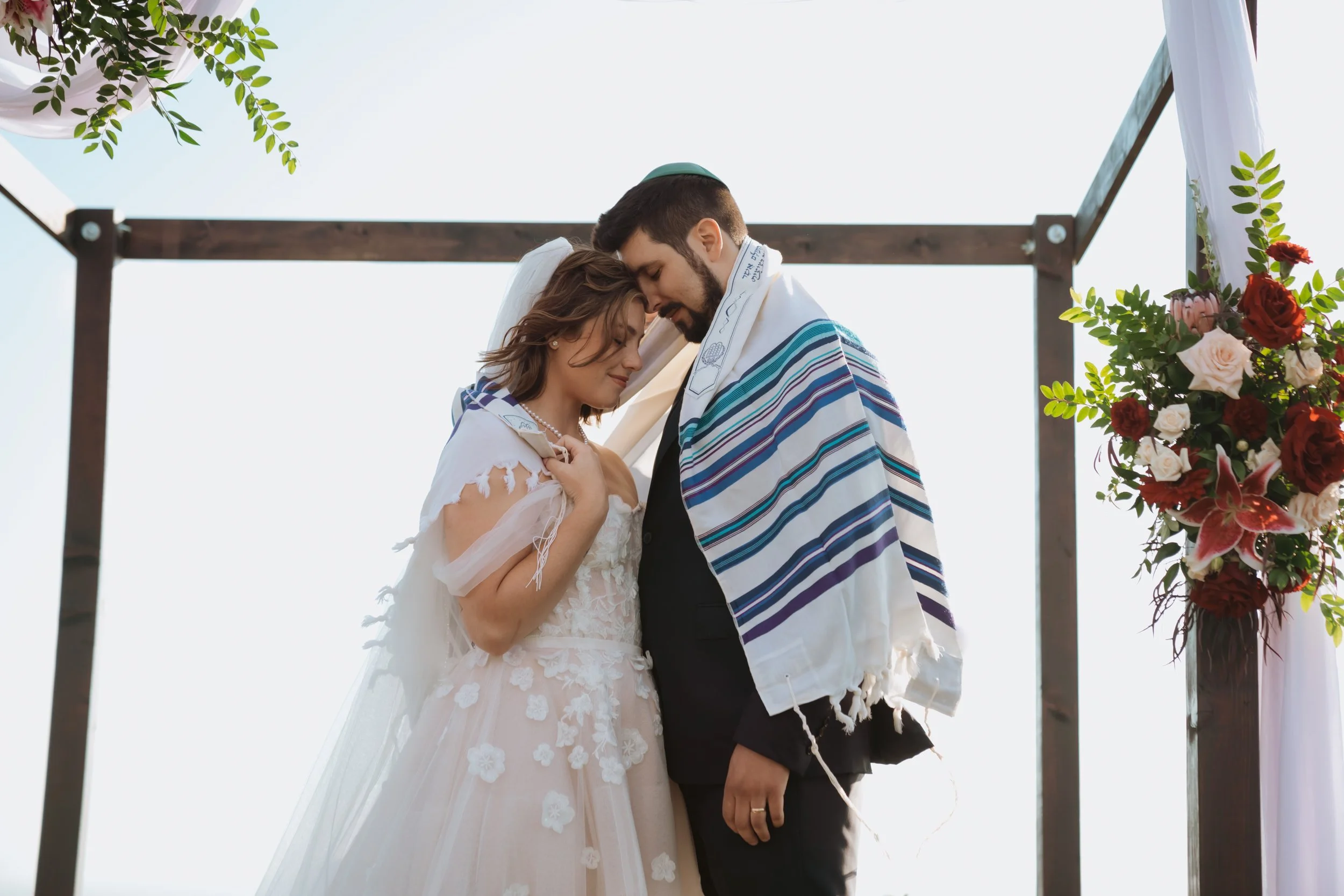 Intimate wedding vows on Santa Cruz beach