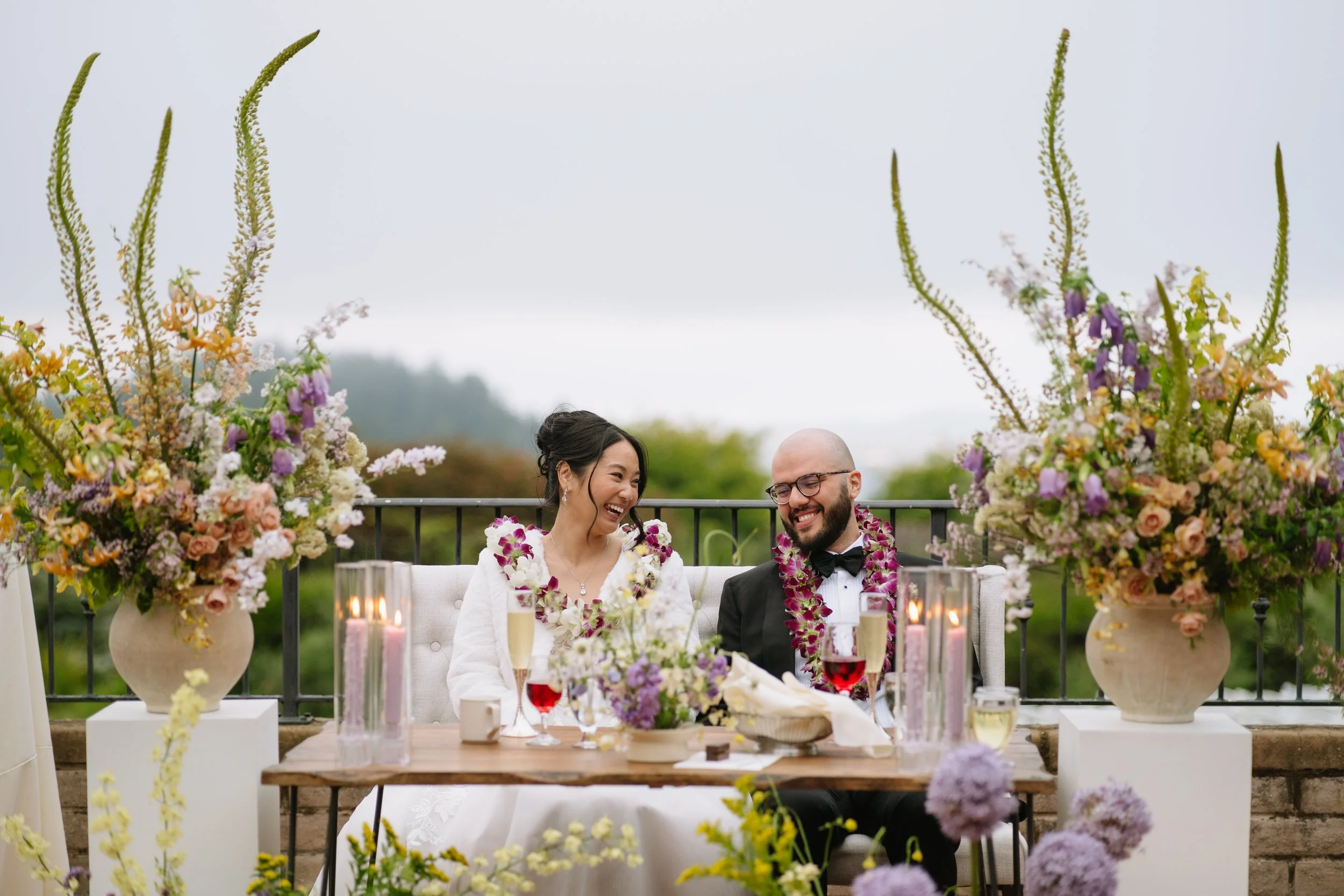 Documentary wedding photography in Santa Cruz redwoods