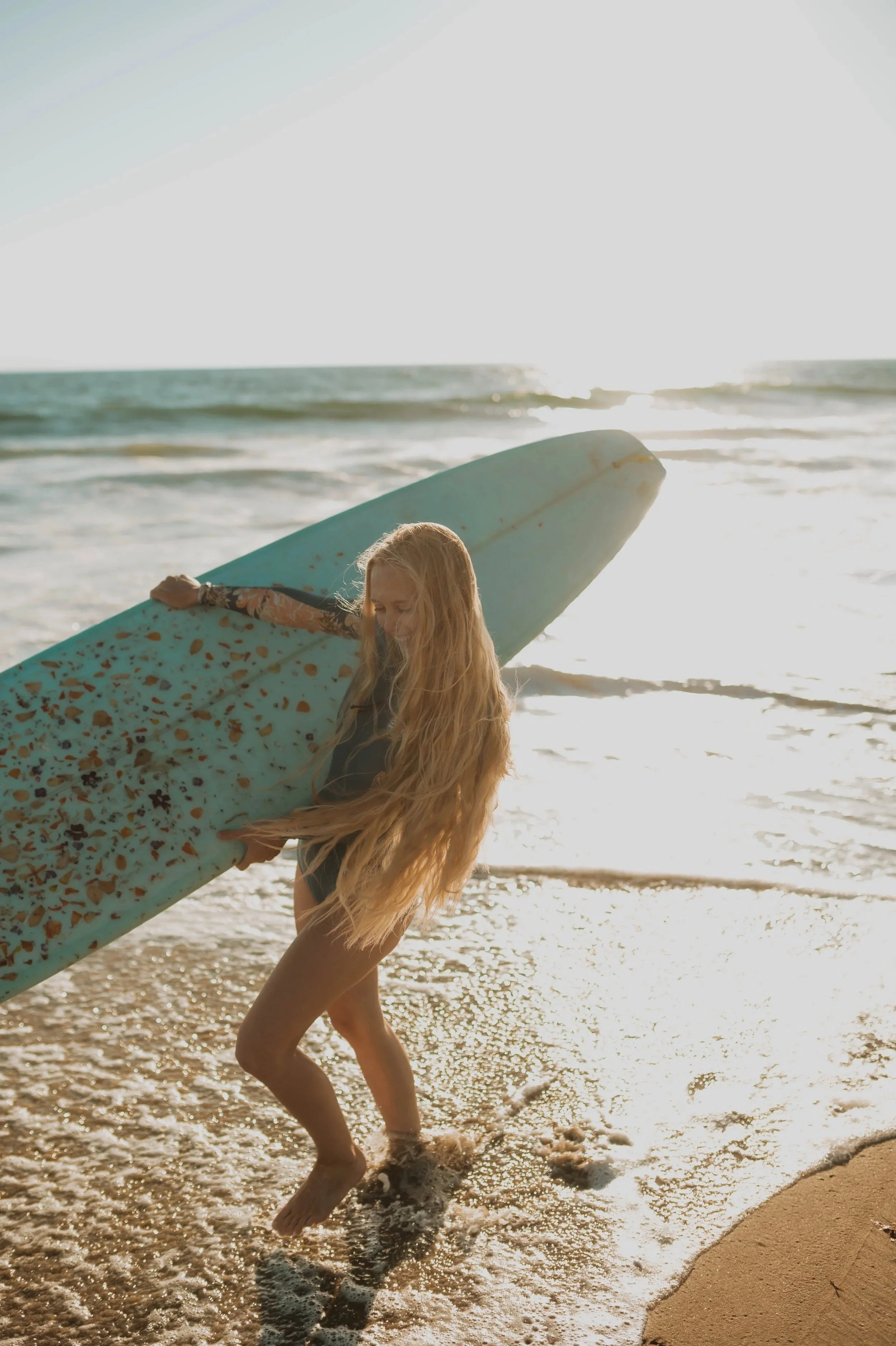 Santa Cruz Photographer surfing on East Cliff