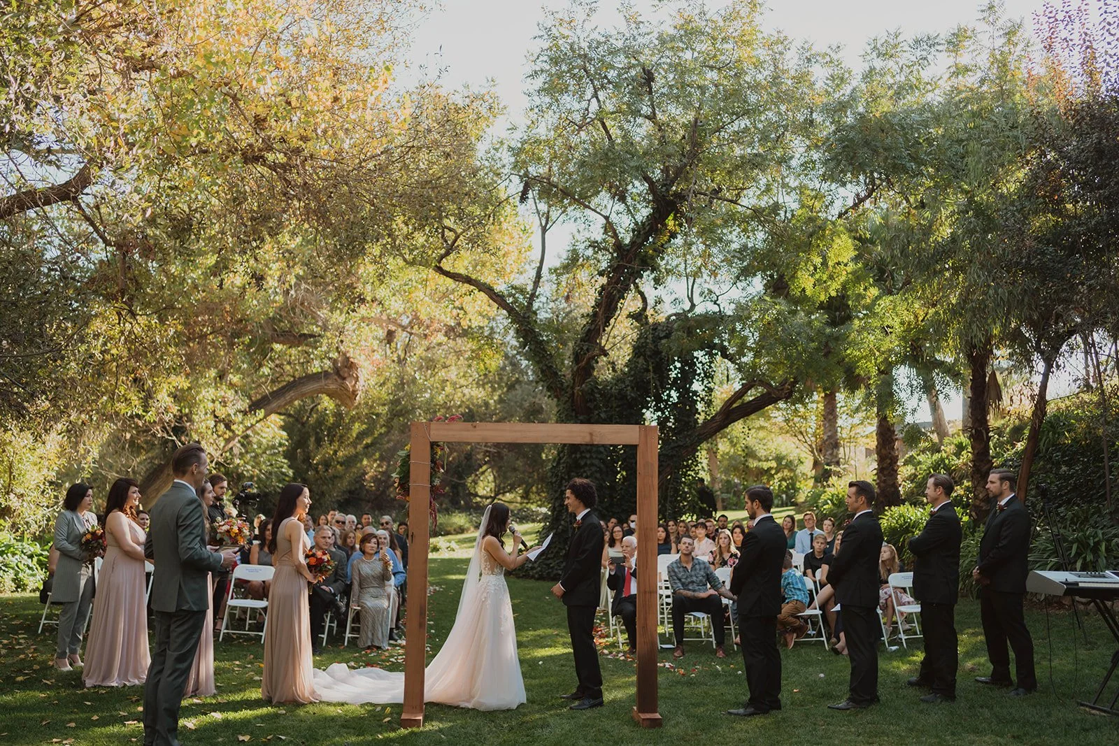 Natural candid moments during Santa Cruz wedding