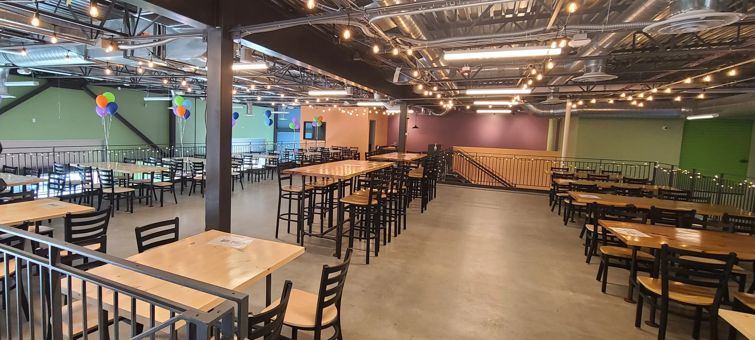 Upper tap room