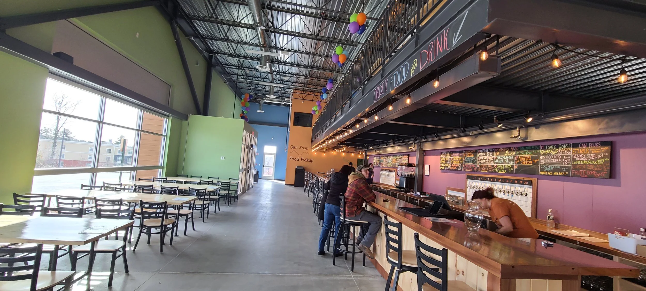 main tap room and bar