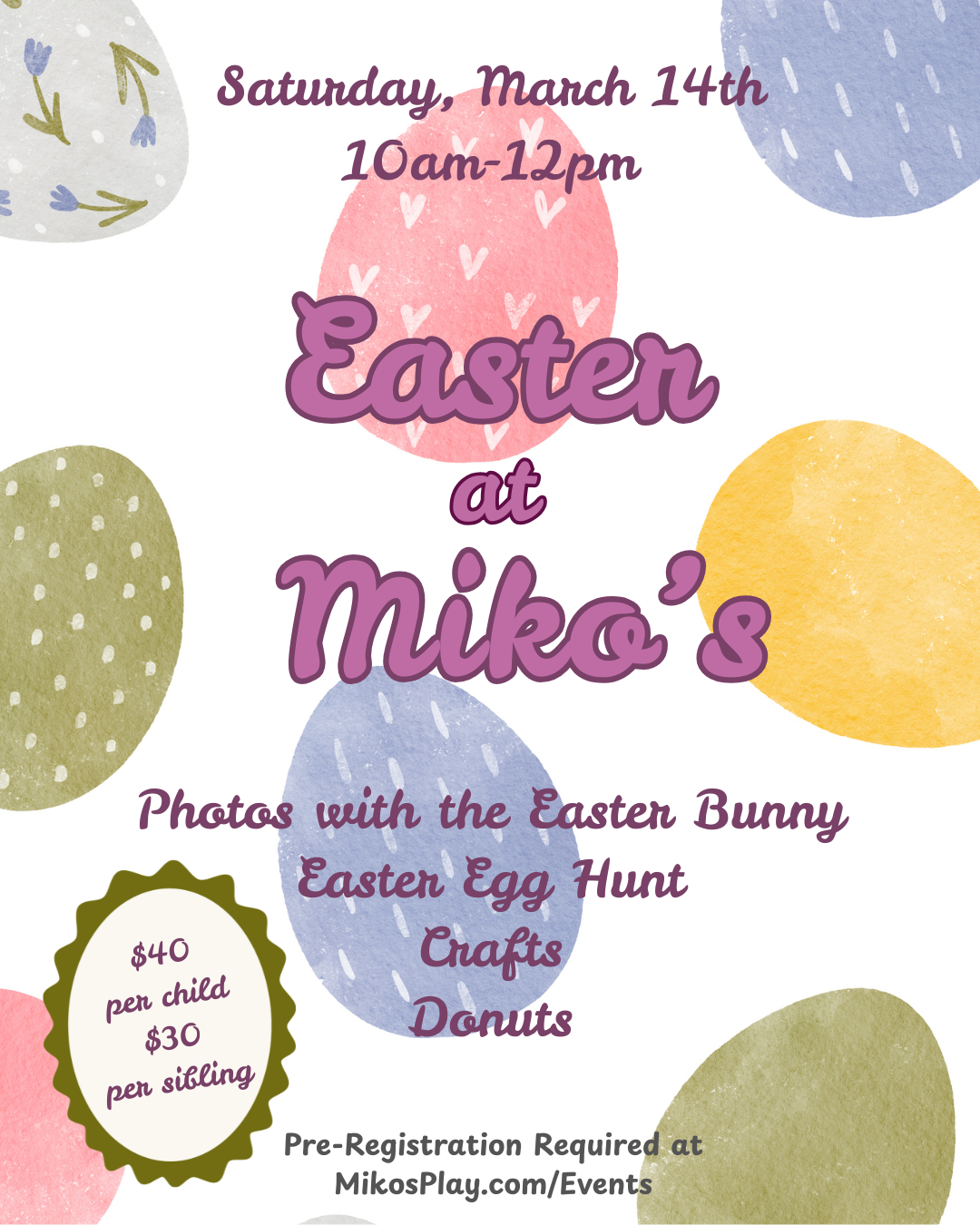 Easter at Miko's