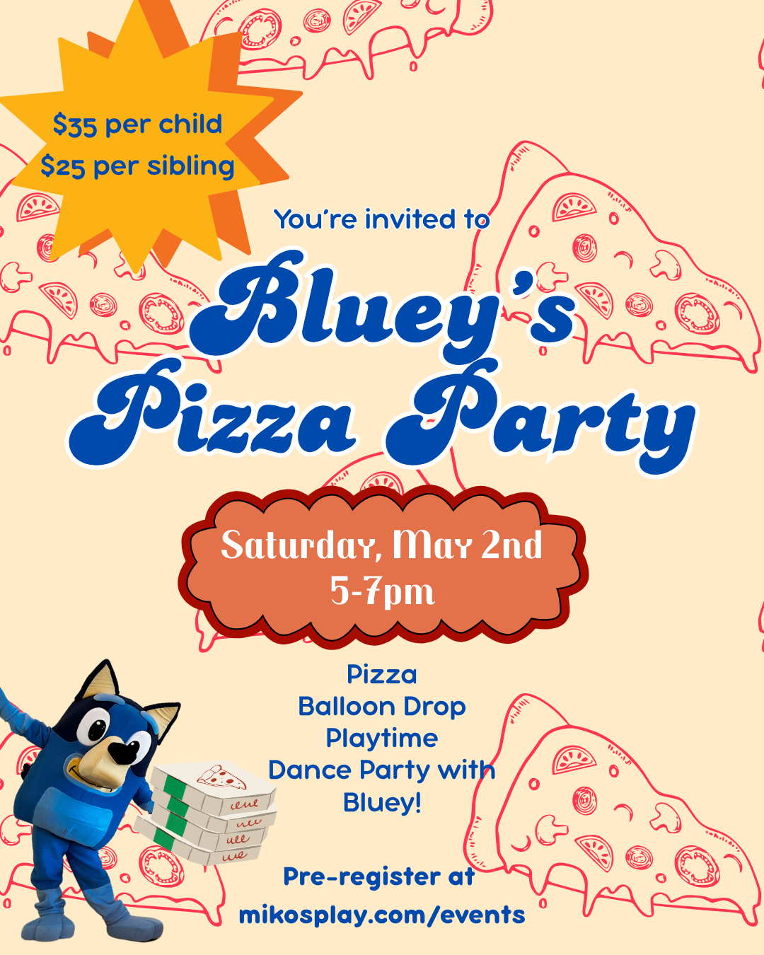 Bluey's Pizza Party