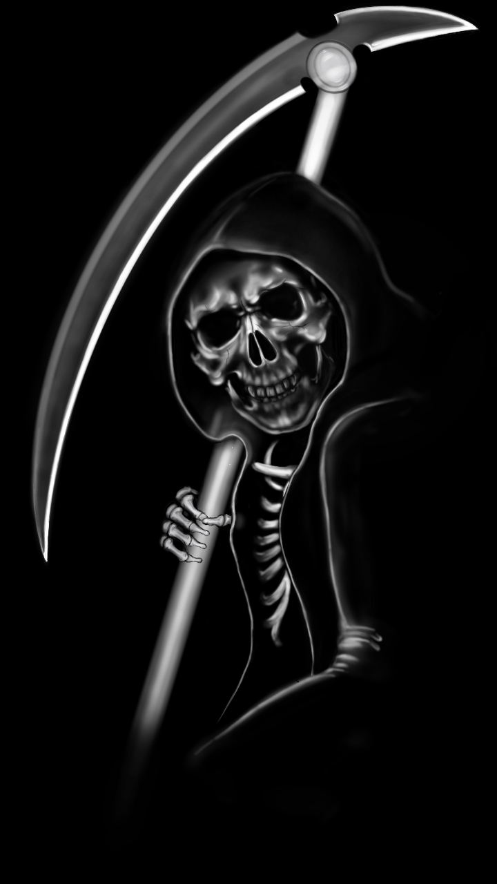 The Grim Reaper. An angel with a heavy burden.