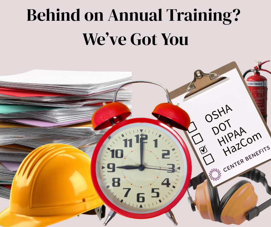 Behind on Annual Training? We’ve Got You