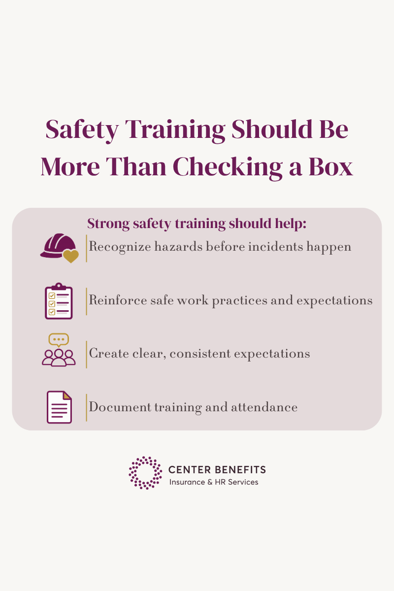 Safety Training Should Be More Than Checking a Box