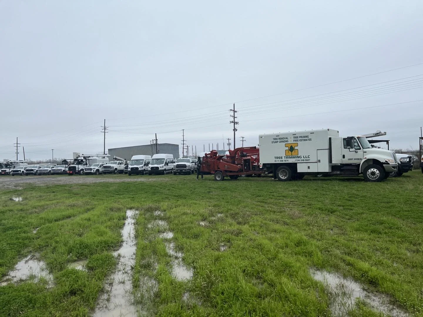Puerto Rico effort. Trucks ready